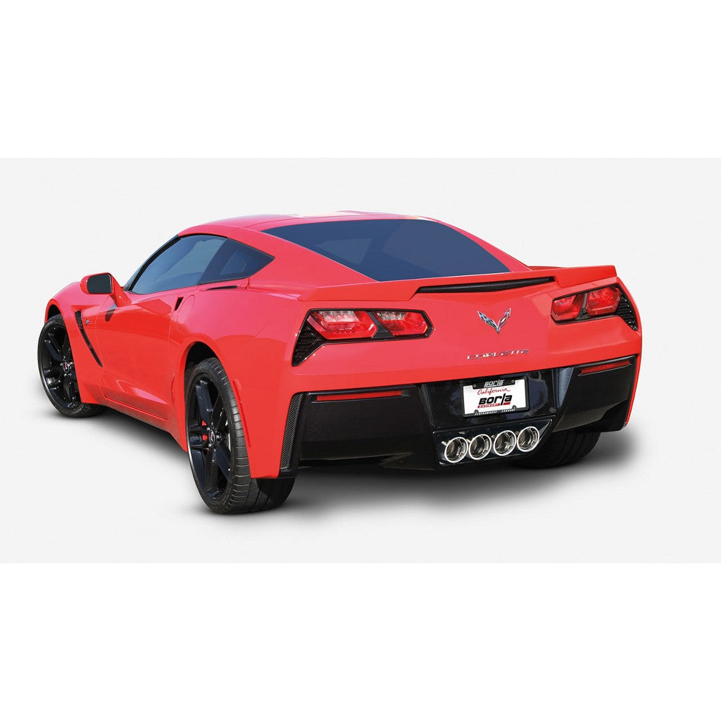 BORLA 11856 Rear Section, CORVETTE C7 V8-6.2L AFM / NPP, Tip №19, 2014-16, sound ATAK Photo-1