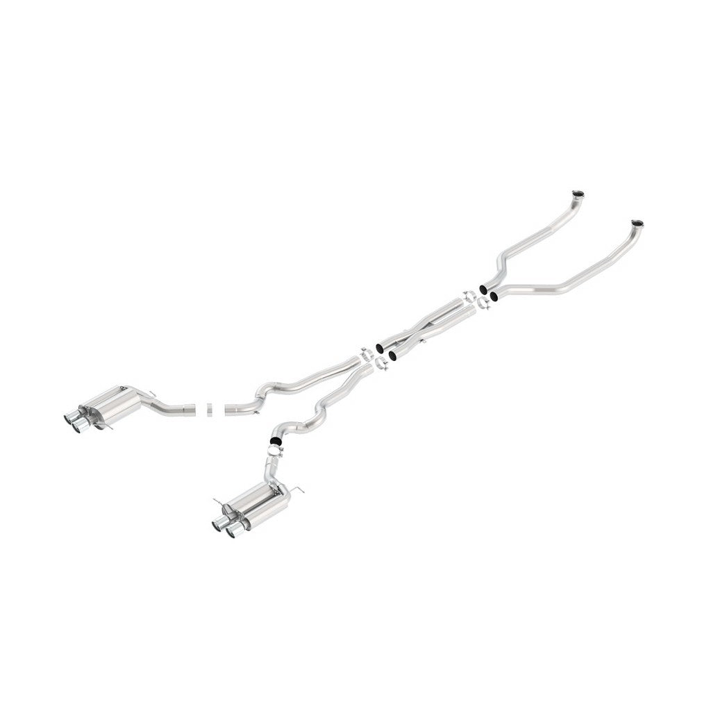 BORLA 140582 Cat Back Exhaust System, M5 (F06) V8-4.4L (twin-turbo), 2012-16, sound S-Type Photo-0