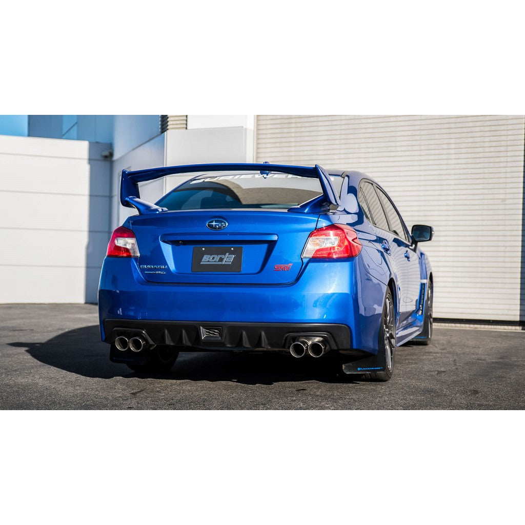 BORLA 140595 Cat Back Exhaust System, Impreza WRX / WRX STI Sedan 2.0L / 2.5L Turbo, 2015-16, sound S-Type Photo-2