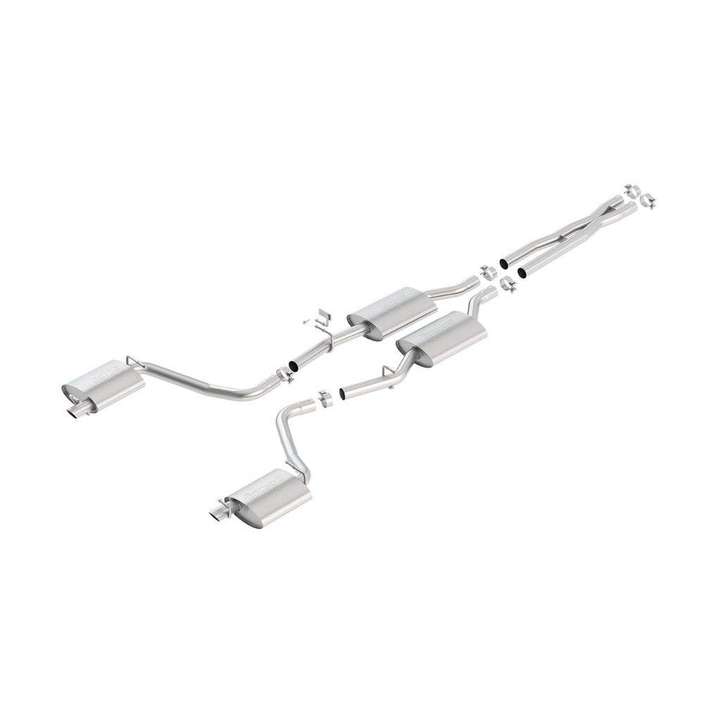 BORLA 140685 Cat Back Exhaust System S-Type for CHRYSLER 300 2015-2021 / DODGE Charger / DODGE Charger SXT 2022-2023 Photo-0