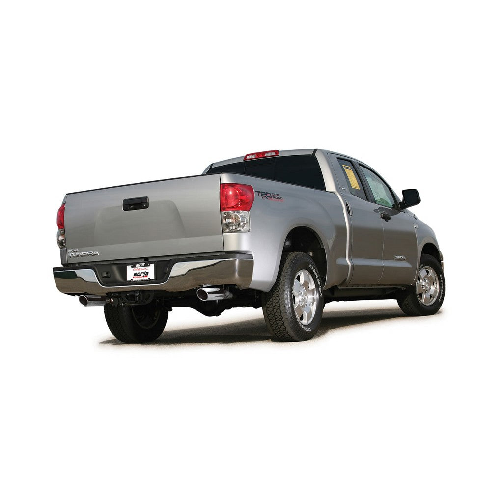 BORLA 140638 Cat Back Exhaust System, Tundra 4.6L / 5.7L V8 Crew Max, Short Bed, Doulble Cab Standard Bed Tip №36, 2014-16, sound Touring Photo-1
