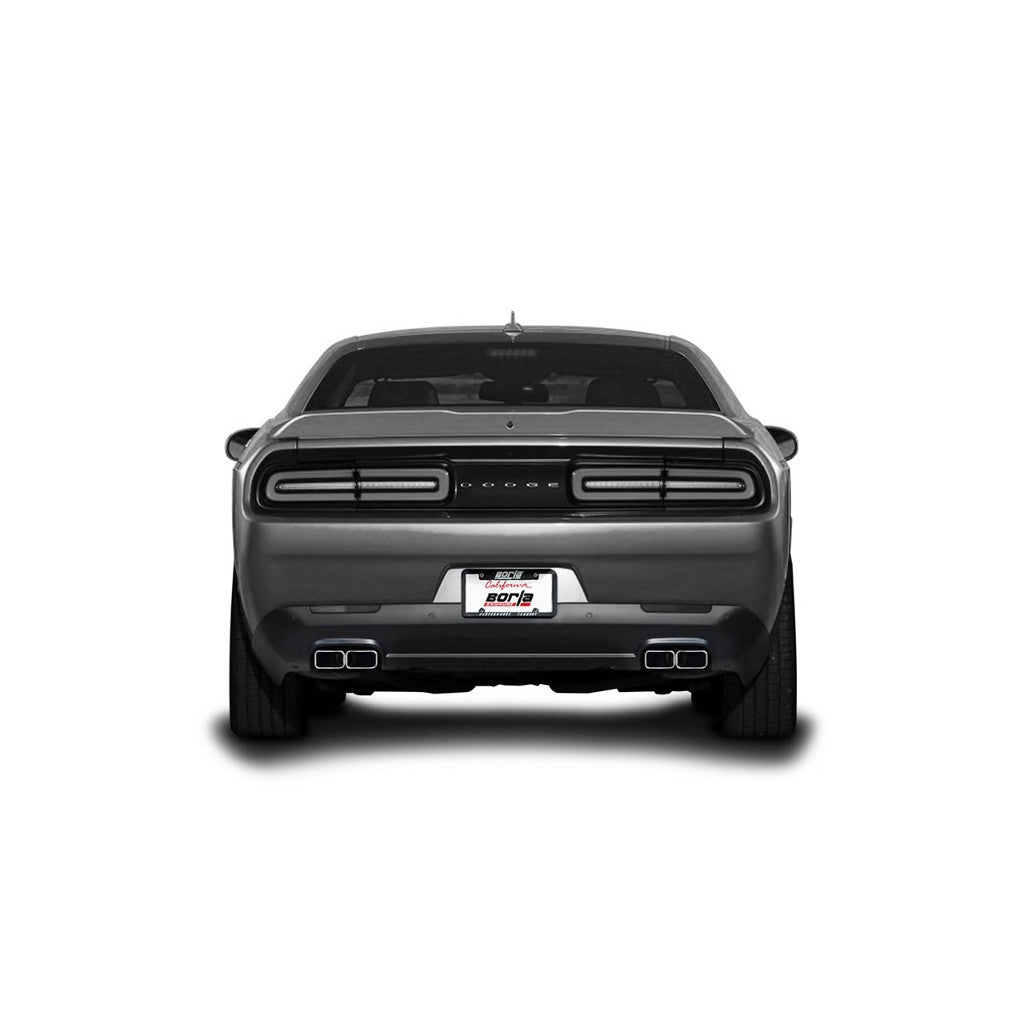BORLA 140627 Cat Back Exhaust System, Challenger R / T V8-5.7L RWD, Tip №43, 2015-16, sound S-Type Photo-1