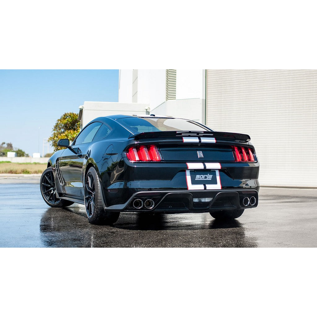 BORLA 140684 Cat Back Exhaust System, Mustang Shelby GT350 V8-5.2L, Tip №44, 2015-16, sound ATAK Photo-1