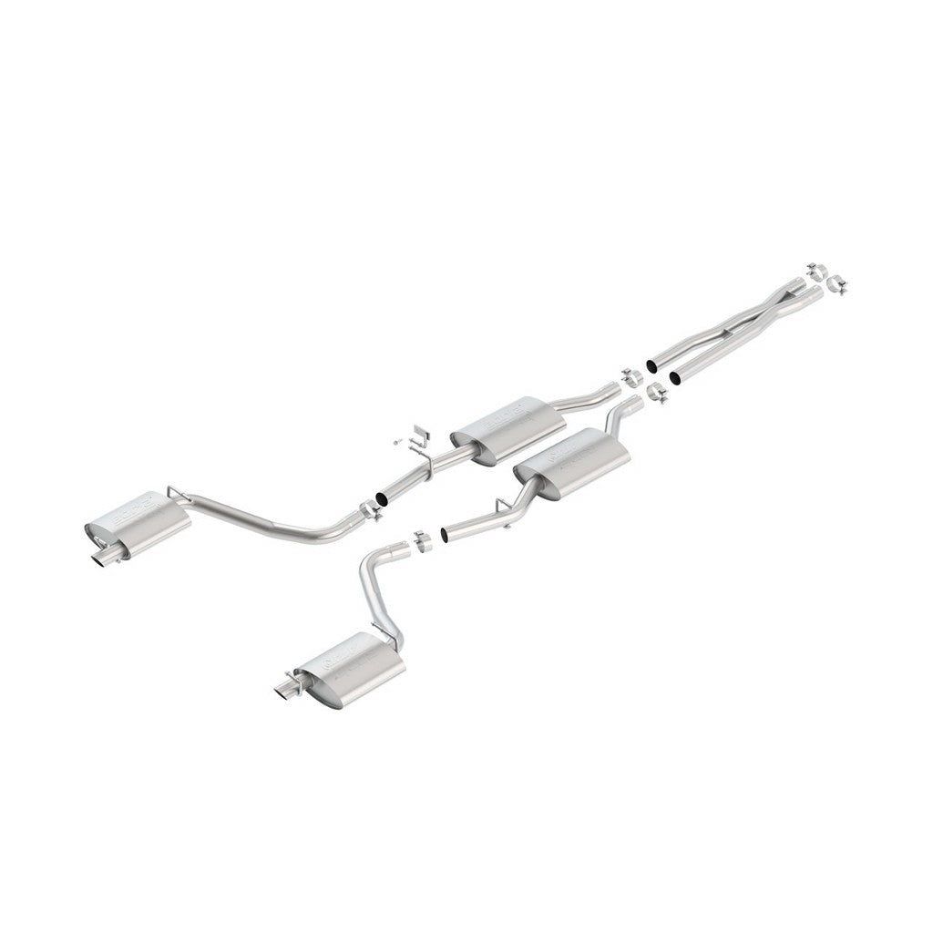 BORLA 140686 Cat-Back Exhaust System Atak for CHRYSLER 300 2015-2021 / DODGE Charger SXT 2022-2023 Photo-0