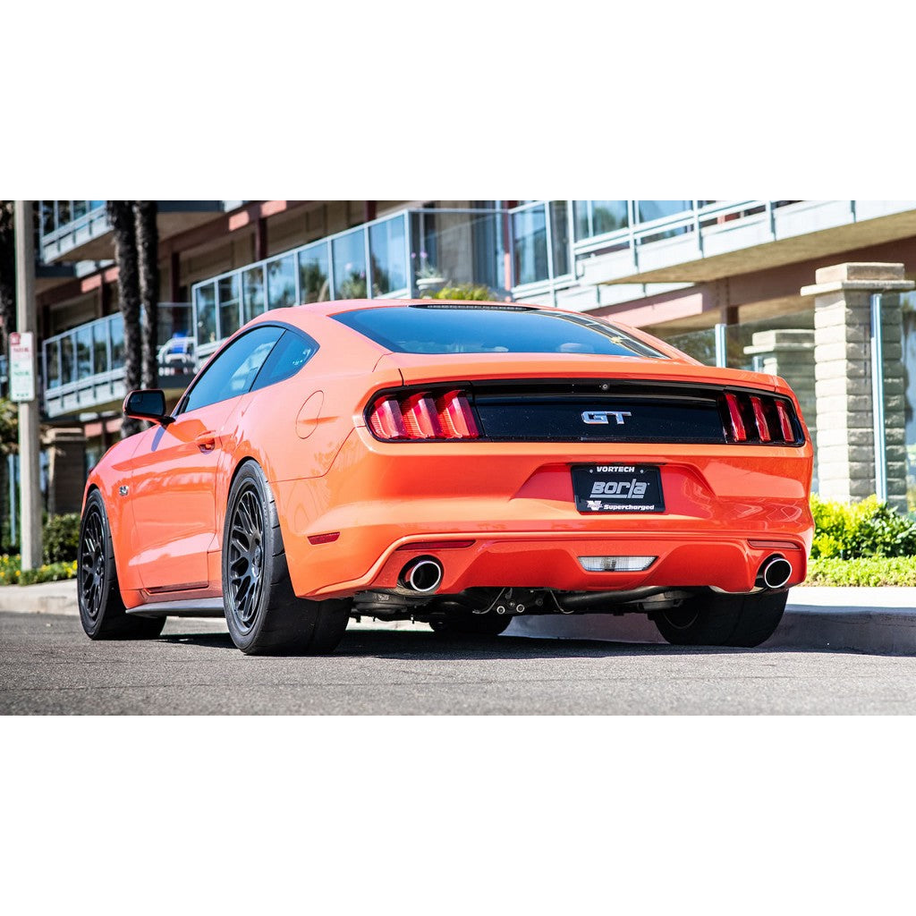 BORLA 60561 Resonator for 140590 / 140591, Mustang GT V8-5.0L - 2.25", 2015-16, sound Touring Photo-1