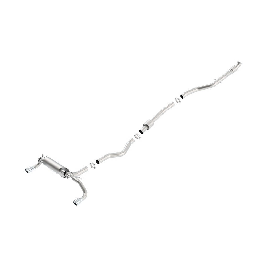BORLA 140579 Cat Back Exhaust System, 35i / xi (F30 / F34) L6-3.0L (turbo) N55, 2012-16, sound S-Type Photo-0