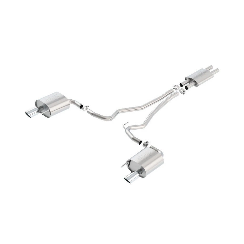 BORLA 140588 Cat Back Exhaust System, Mustang V6-3.7L, Tip №36, 2015-16, sound ATAK Photo-0
