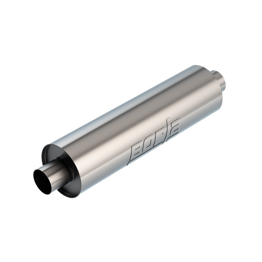 BORLA 400436 UNIVERSAL Performance Muffler,, silver "Heavy Duty" (HD), In / Out 3", dim. 24"x6.75" Photo-0
