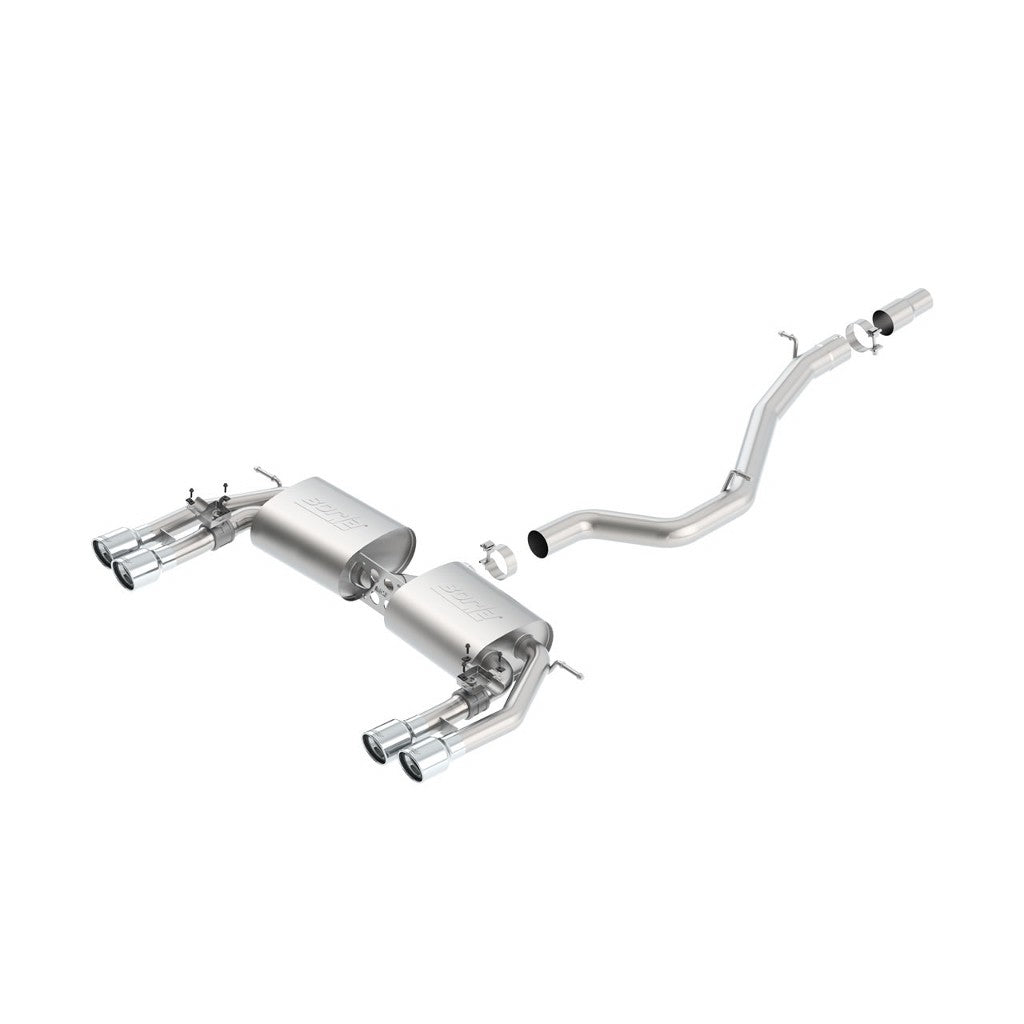 BORLA 140631 Cat Back Exhaust System, S3 8V L4-2.0L (turbo) AWD, 2013-16, sound S-Type Photo-0