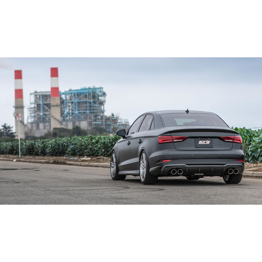 BORLA 140631 Cat Back Exhaust System, S3 8V L4-2.0L (turbo) AWD, 2013-16, sound S-Type Photo-1