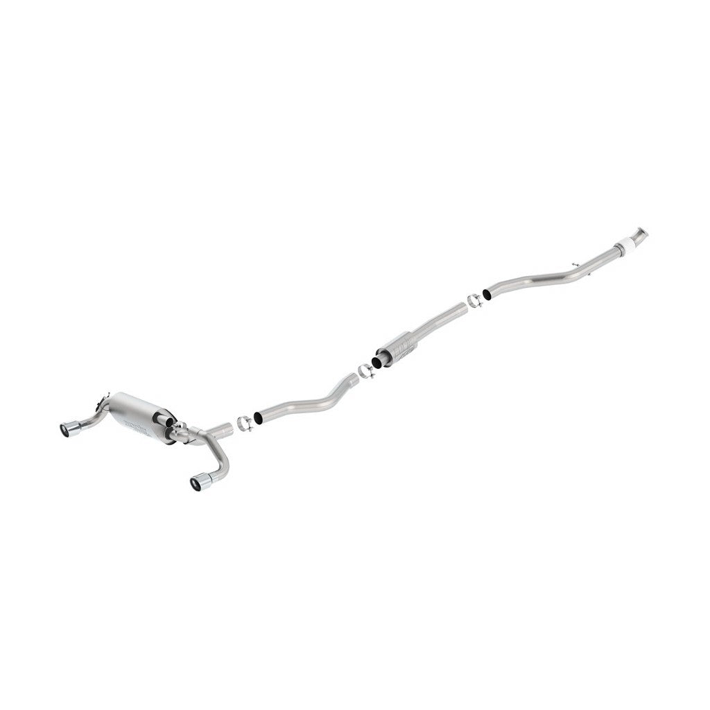 BORLA 140580 Cat Back Exhaust System, 35i / xi (F30 / F34) L6-3.0L (turbo) N55, 2012-16, sound ATAK Photo-0