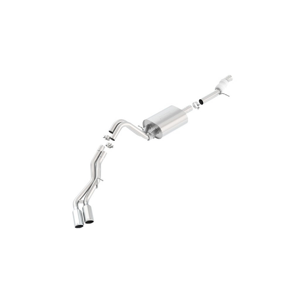 BORLA 140557 Cat Back Exhaust System, Tahoe 1500 V8-5.3L, 2015-16, sound Touring Photo-0