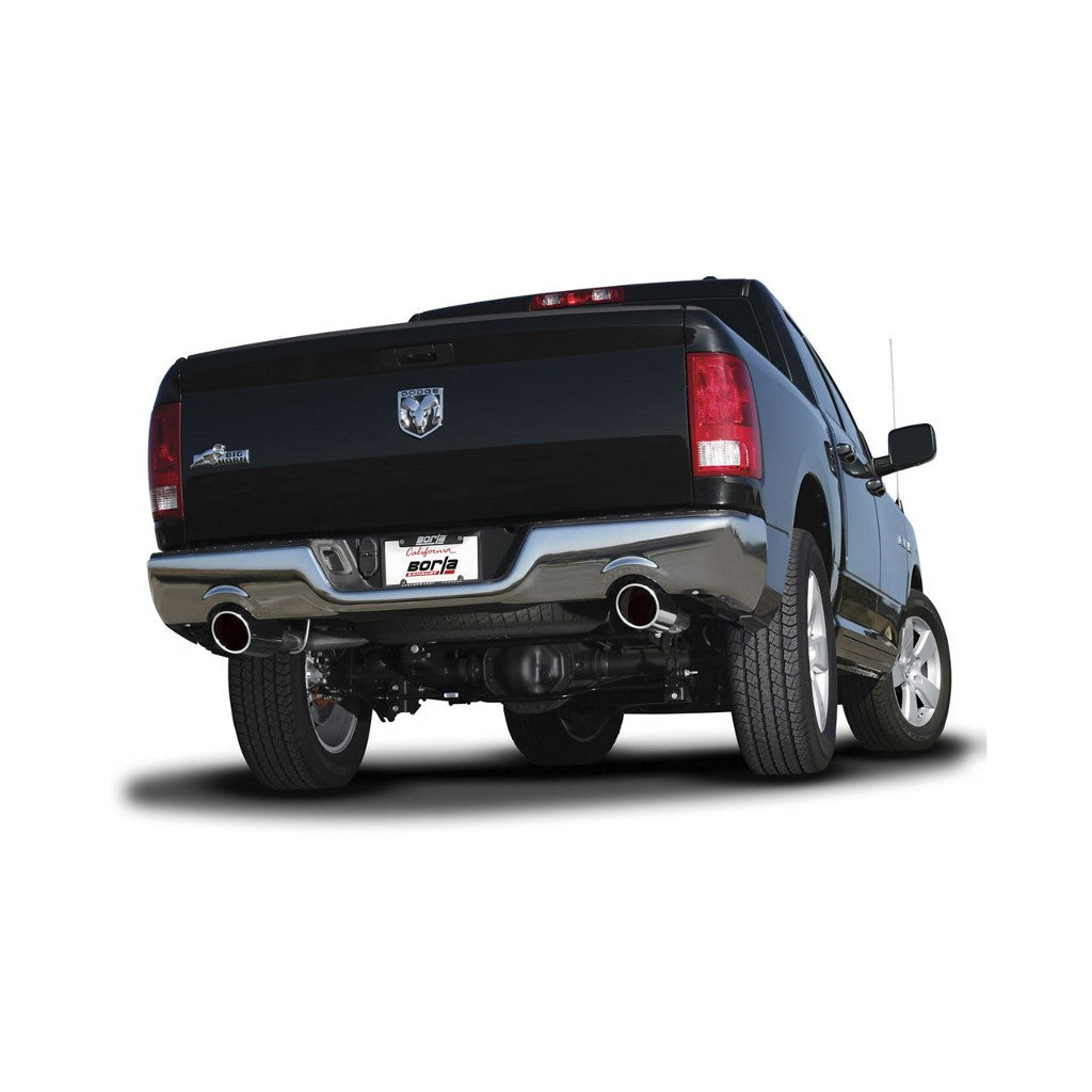 BORLA 140552 Cat Back Exhaust System, Ram 1500 V8-5.7L, Ext. Cab-Standard Bed (76.3") / Crew Cab-Short Bed (67.4") "Through Bumper", Tip №36, 2009-15, sound Touring Photo-1