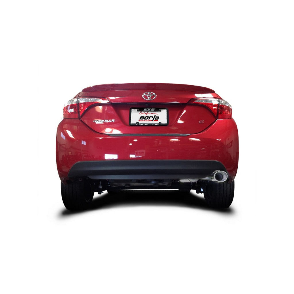 BORLA 11897 Rear Section, Corolla S 1.8L FWD USDM only, 2014-16, sound S-Type Photo-1