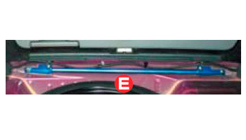 CUSCO 676 492 RT Rear trunk Power Brace SUBARU FORESTER SG5 Photo-0