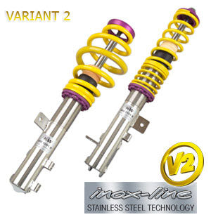 KW 15210030 Coilover Kit INOX V2 AUDI A4 (B6, B7); (8E, 8H, QB6) Photo-0