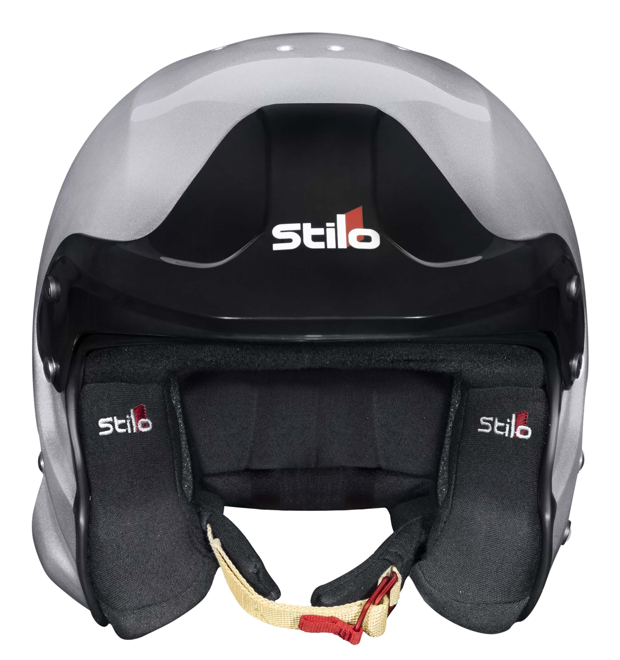 STILO AA0112AF2T64 Venti TROPHY JET Composite Racing helmet, no HANS clips, FIA/SNELL 2020, silver, size 64 Photo-0