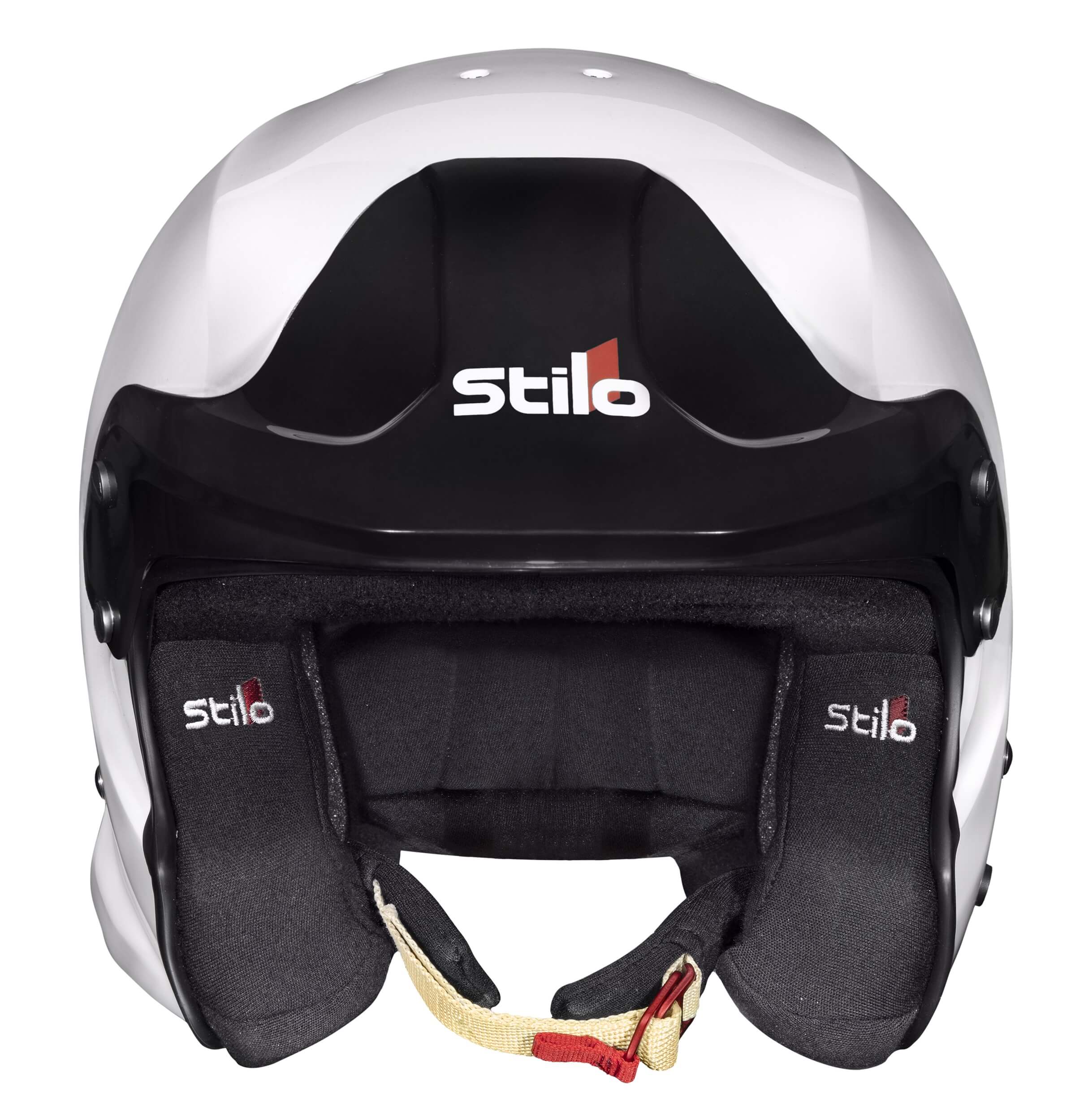 STILO AA0112AF2T550101 Venti TROPHY JET Composite Racing helmet, no HANS clips, FIA/SNELL 2020, white, size 55 Photo-0