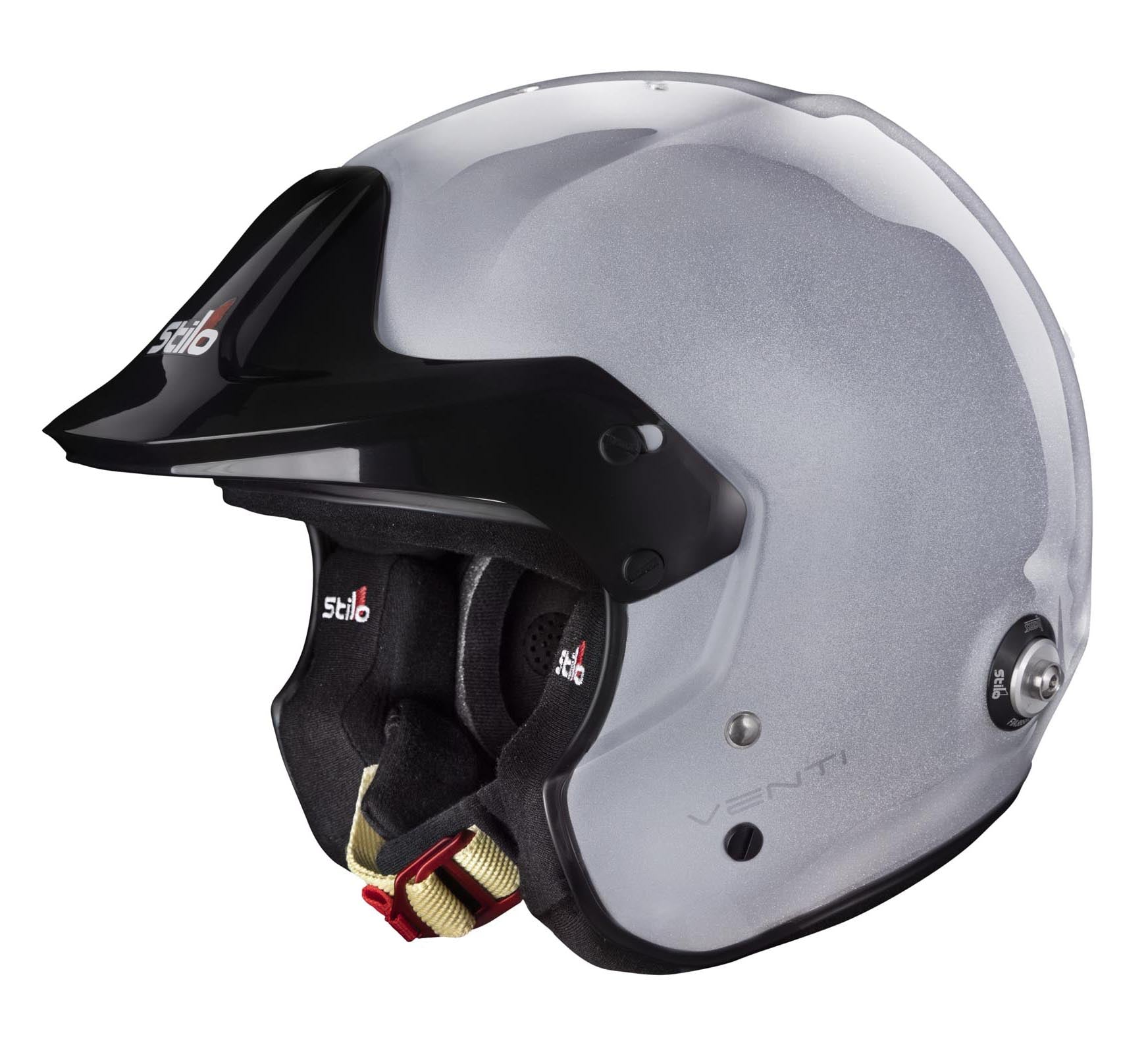STILO AA0112AG2T58 Venti TROPHY JET Composite Racing helmet, HANS, FIA/SNELL 2020, silver, size 58 Photo-2