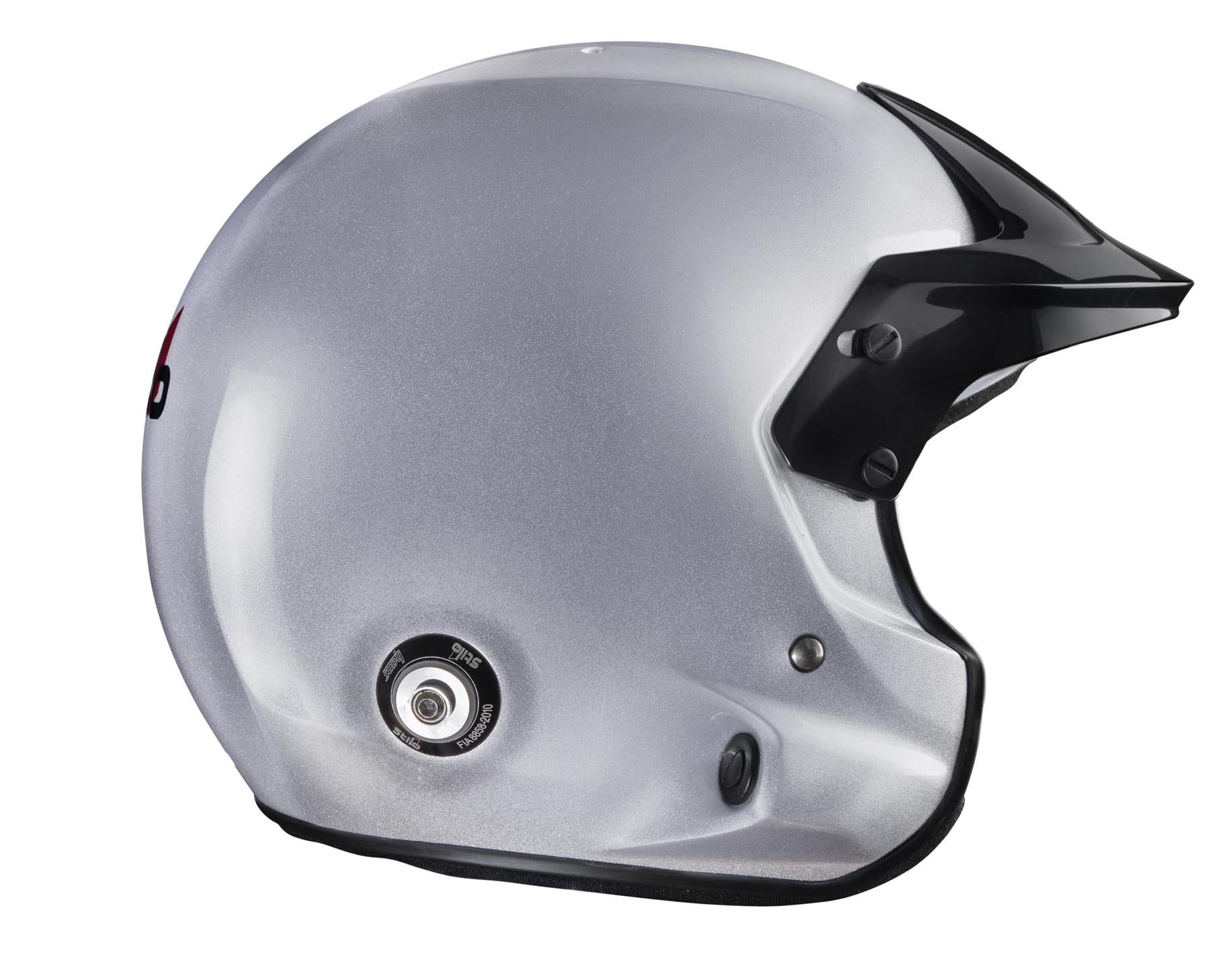 STILO AA0112AG2T63 Venti TROPHY JET Composite Racing helmet, HANS, FIA/SNELL 2020, silver, size 63 Photo-3