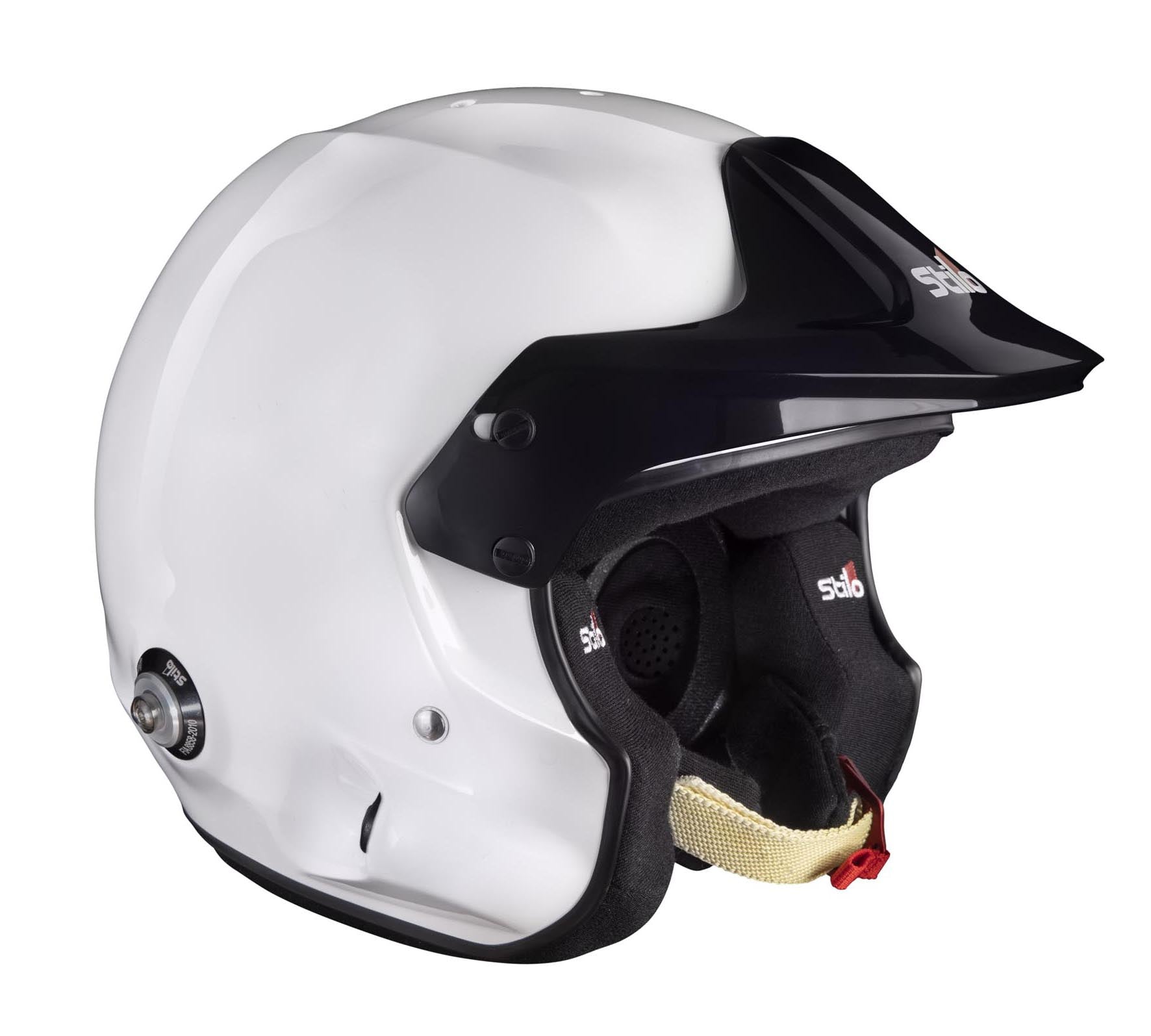 STILO AA0112AG2T570101 Venti TROPHY JET Composite Racing helmet, HANS, FIA/SNELL 2020, white, size 57 Photo-3
