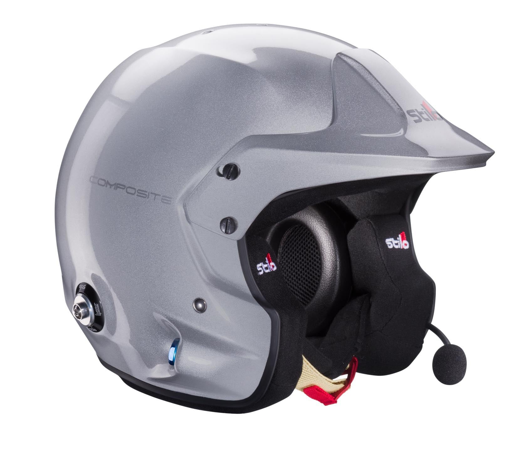 STILO AA0112EG2T58 Venti TROPHY PLUS Racing helmet, open face, intercom, FIA/Snell 2020, silver, size 58 Photo-1