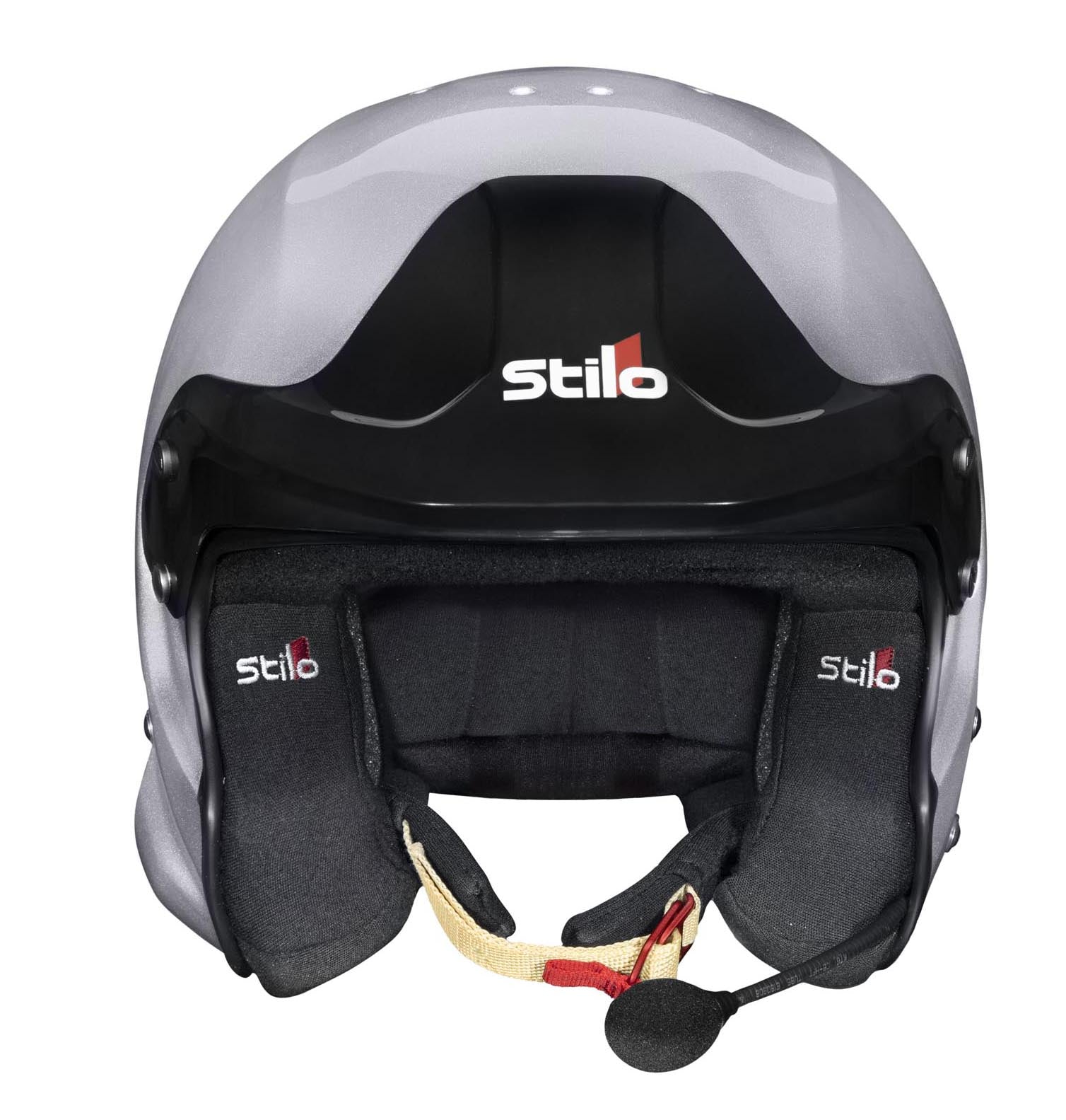 STILO AA0112DG2T64 Venti TROPHY RALLY Composite Racing helmet, HANS clips, FIA/SNELL 2020, silver, size 64 Photo-0