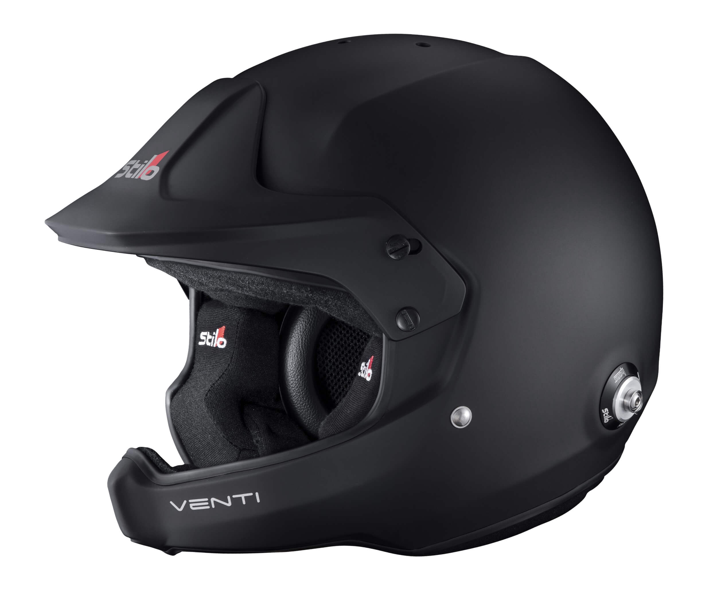 STILO AA0220CG2T540401 Venti WRC Composite Turismo Helmet, open face, Snell SA2020/FIA, black, size 54 Photo-1