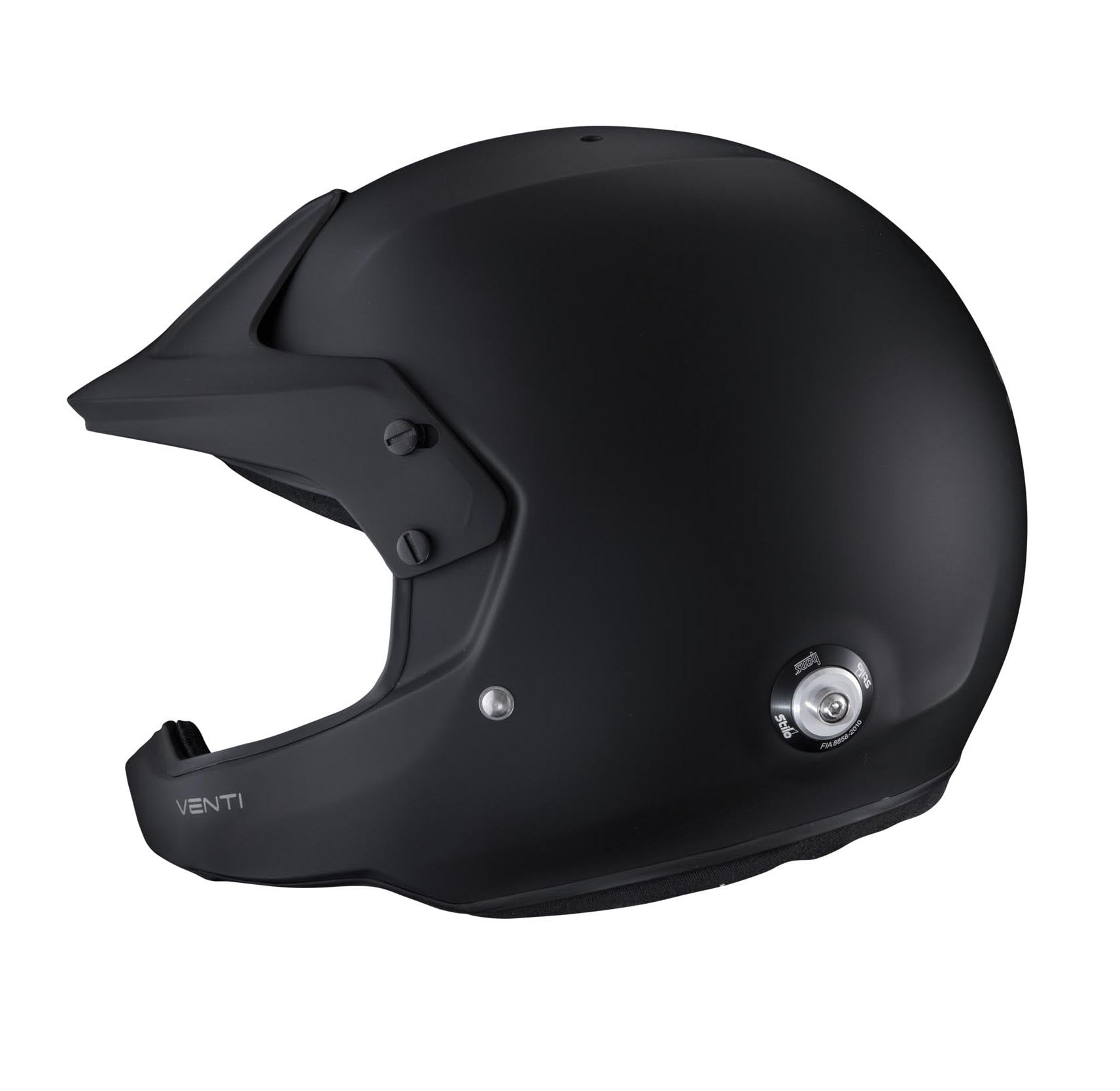STILO AA0220BG2T550401 Venti WRC DES Composite Rally Racing helmet, FIA/SNELL 2020, matt black, size 55 Photo-4