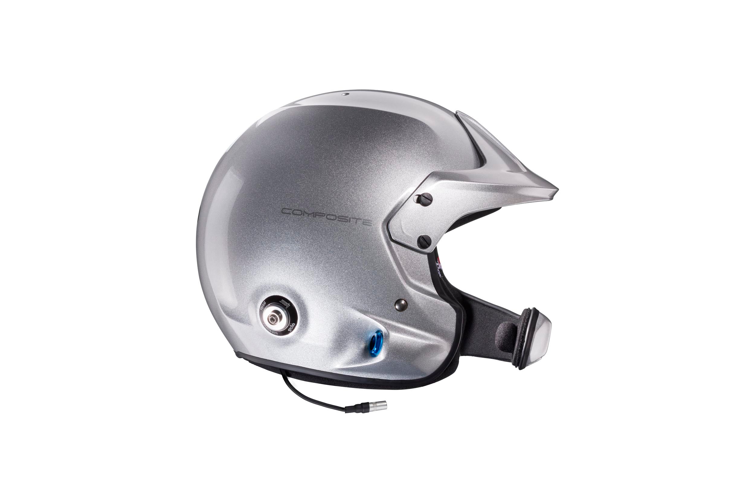 STILO AA0220CG2T58 Venti WRC Composite Turismo Helmet, open face, Snell SA2020/FIA, silver, size 58 Photo-1