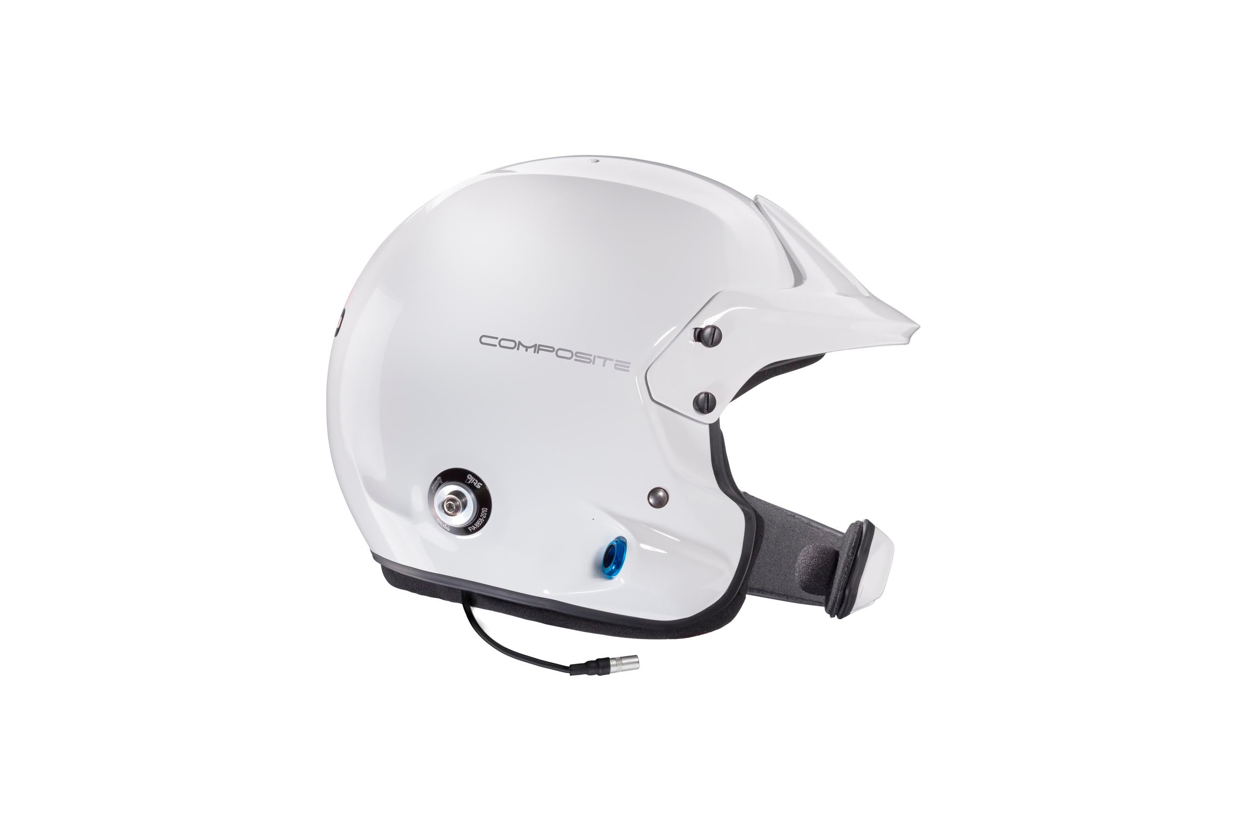 STILO AA0220CG2T590101 Venti WRC Composite Turismo Helmet, open face, Snell SA2020/FIA, white, size 59 Photo-1