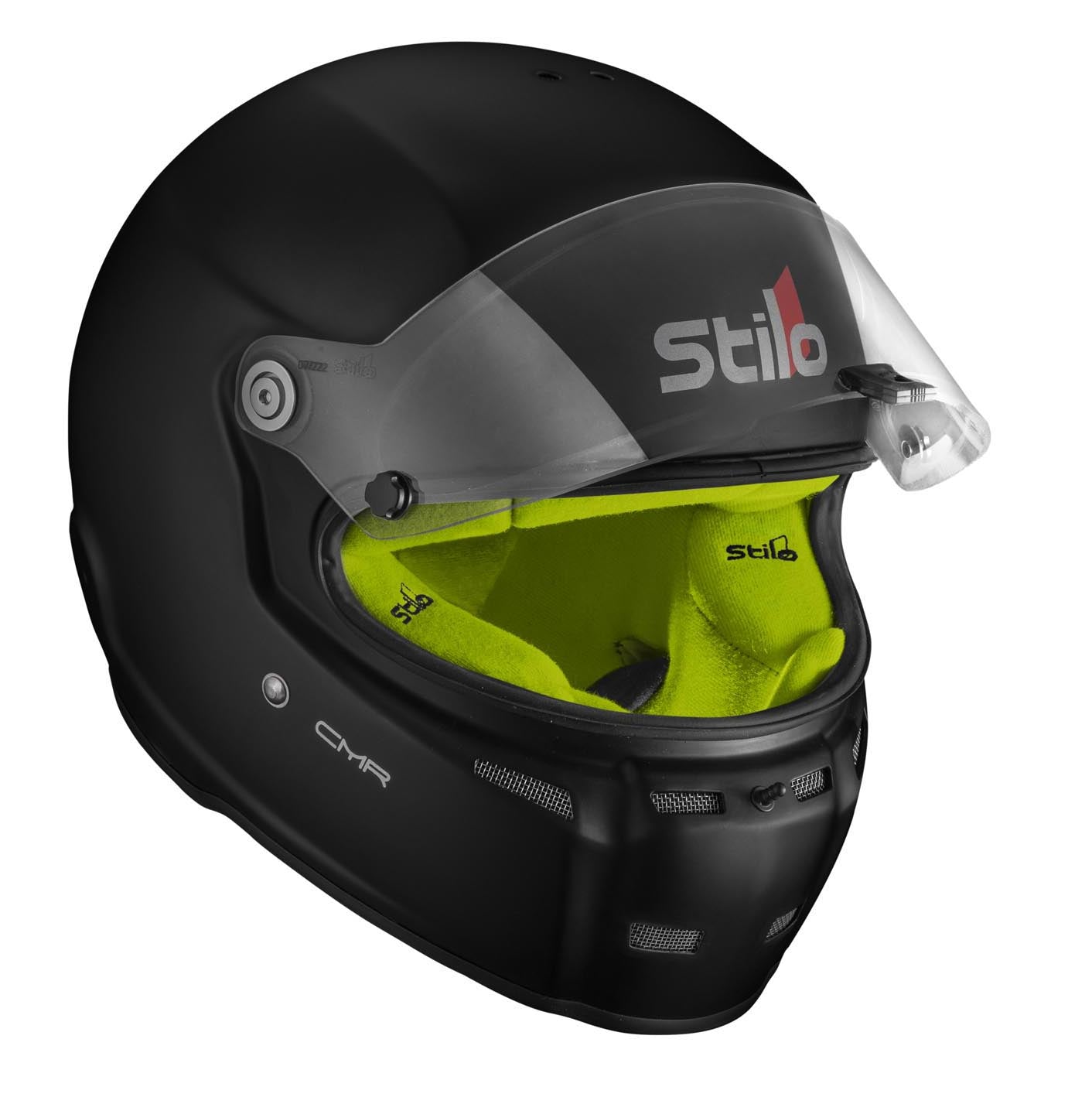 STILO AA0719AH2P59YEL Karting helmet ST5 CMR, Snell CMR2016, matt black/yellow inner, size 59 Photo-1