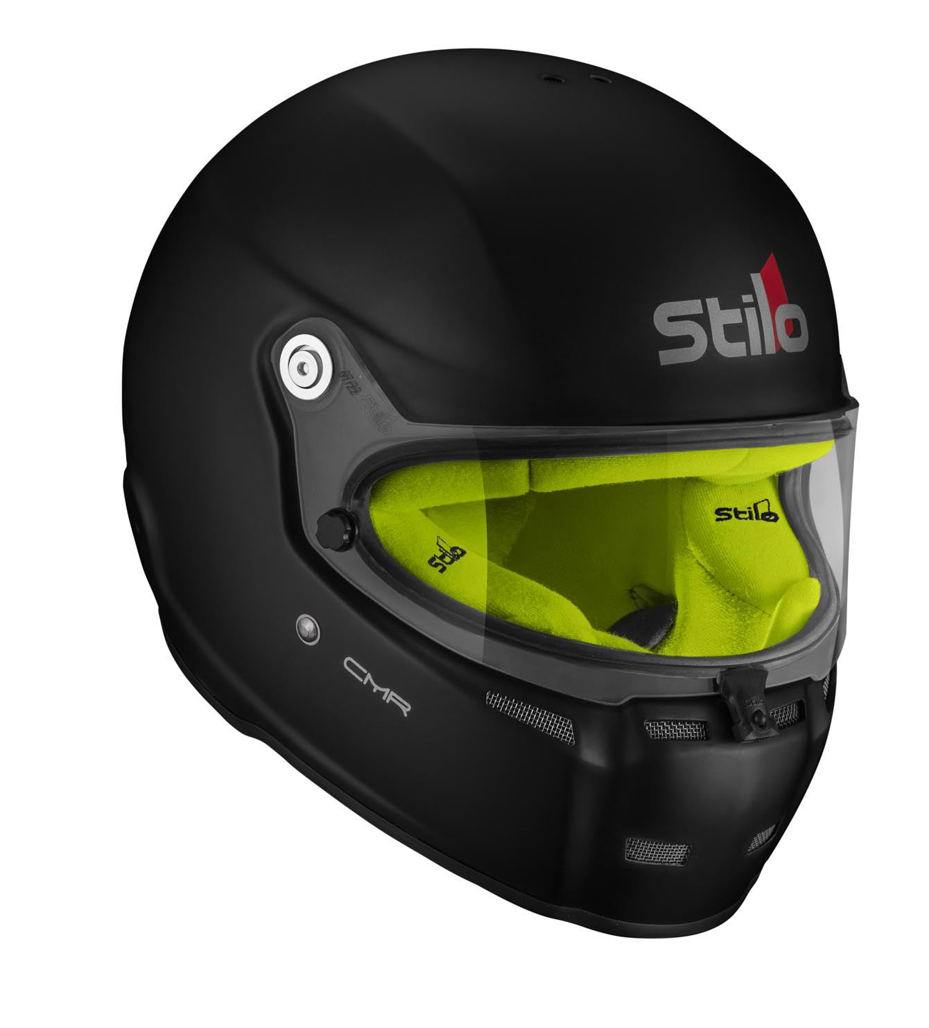 STILO AA0719AH2P56YEL Karting helmet ST5 CMR, Snell CMR2016, matt black/yellow inner, size 56 Photo-2