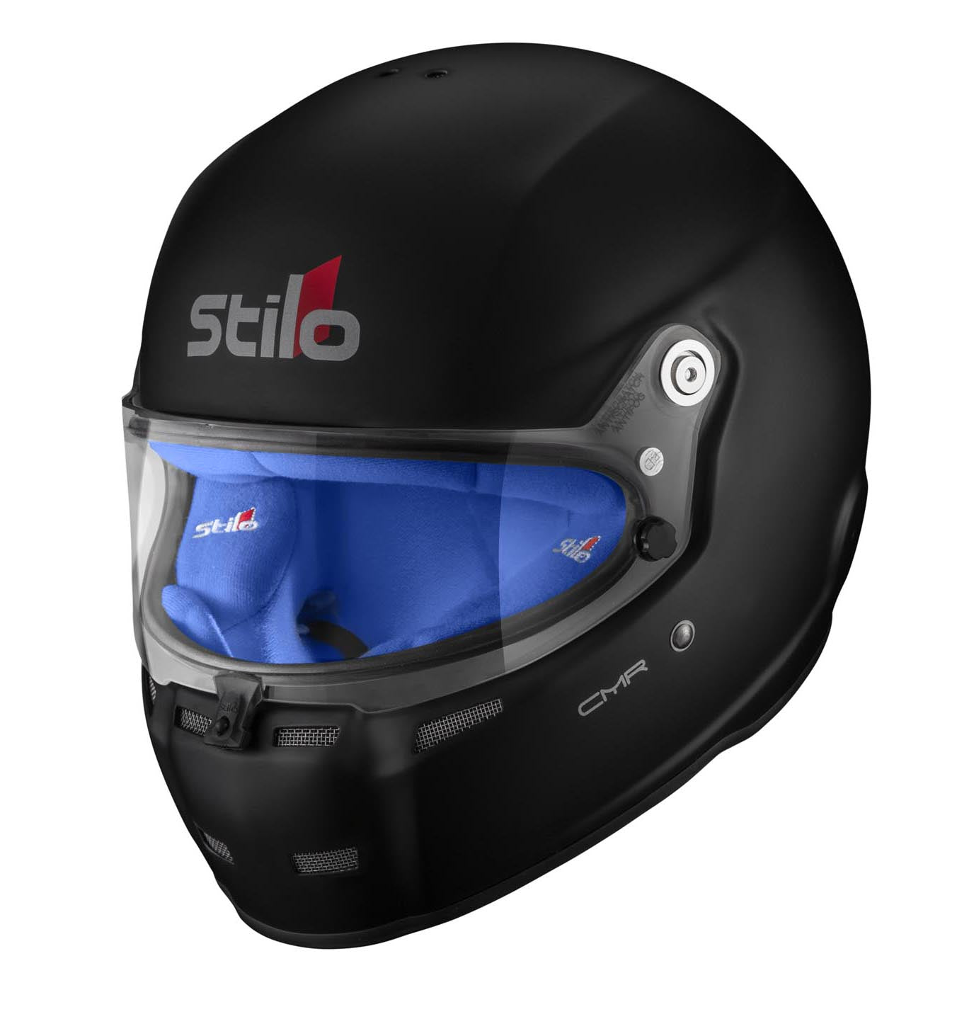 STILO AA0719AH2P54BLU Karting helmet ST5 CMR, Snell CMR2016, matt black/blue inner, size 54 Photo-3