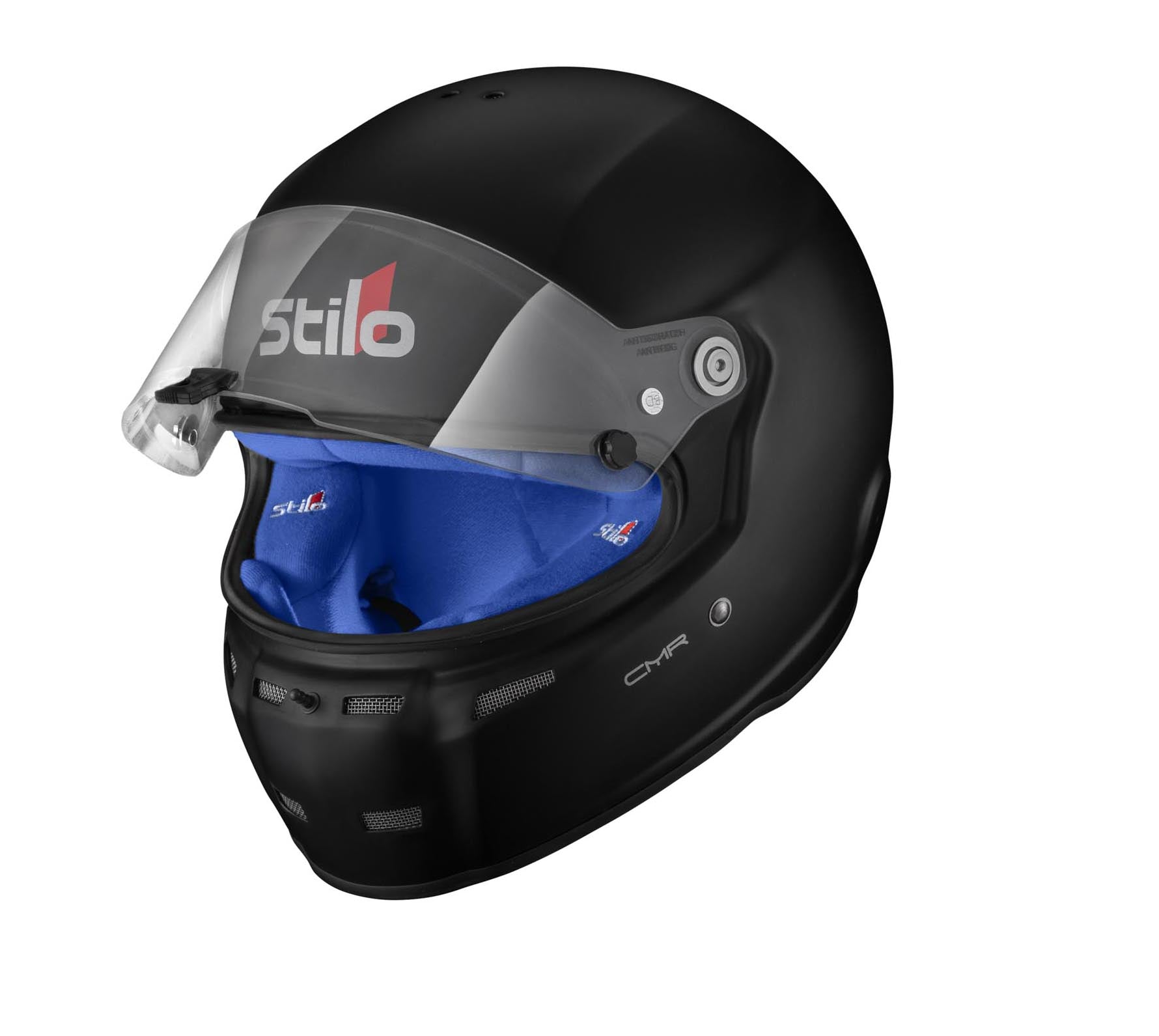 STILO AA0719AH2P56BLU Karting helmet ST5 CMR, Snell CMR2016, matt black/blue inner, size 56 Photo-4