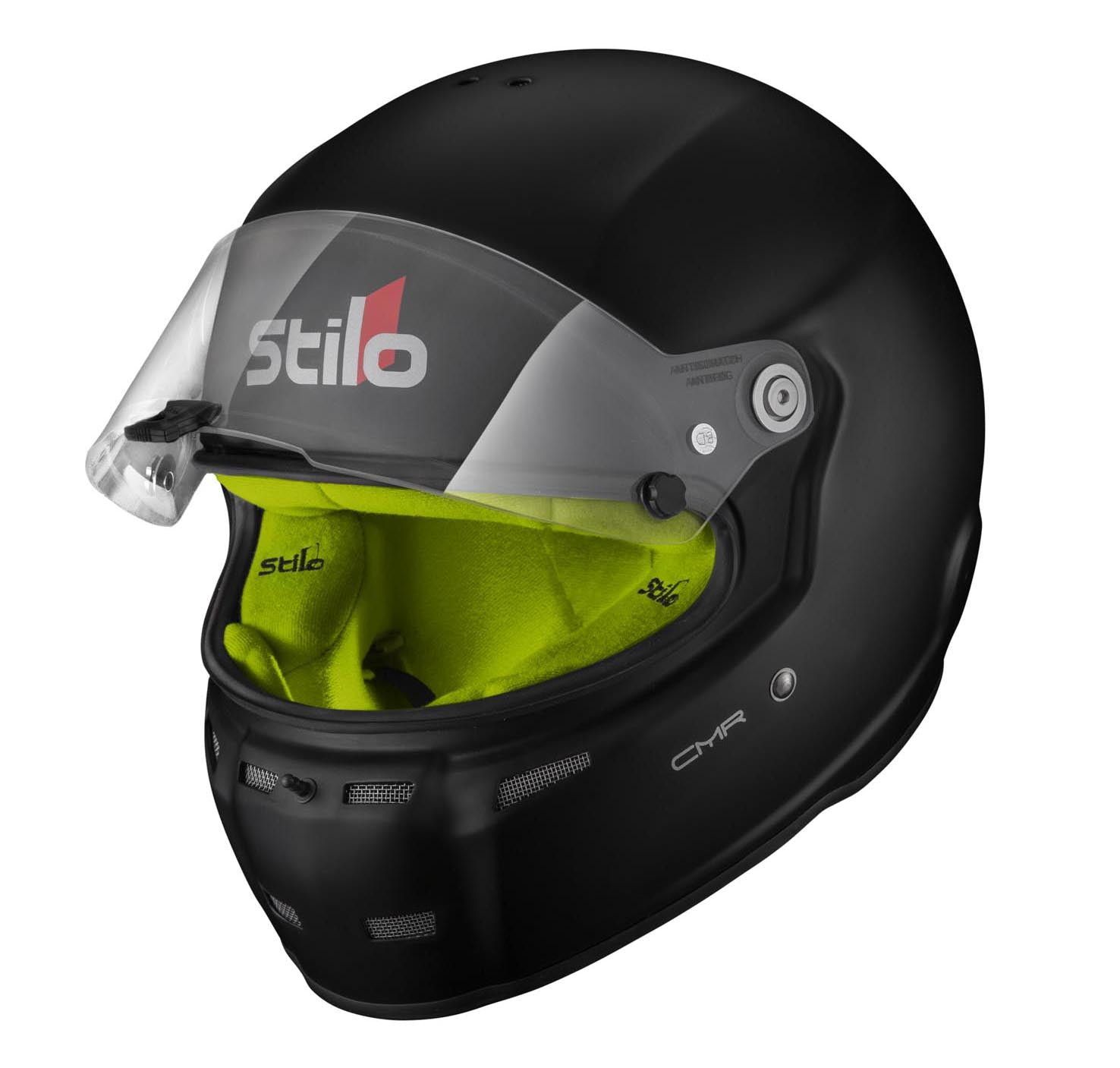 STILO AA0719AH2P54YEL Karting helmet ST5 CMR, Snell CMR2016, matt black/yellow inner, size 54 Photo-3