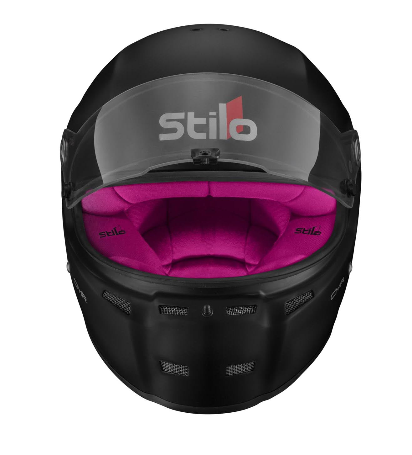 STILO AA0719AH2P55PNK Karting helmet ST5 CMR, Snell CMR2016, matt black/pink inner, size 55 Photo-0