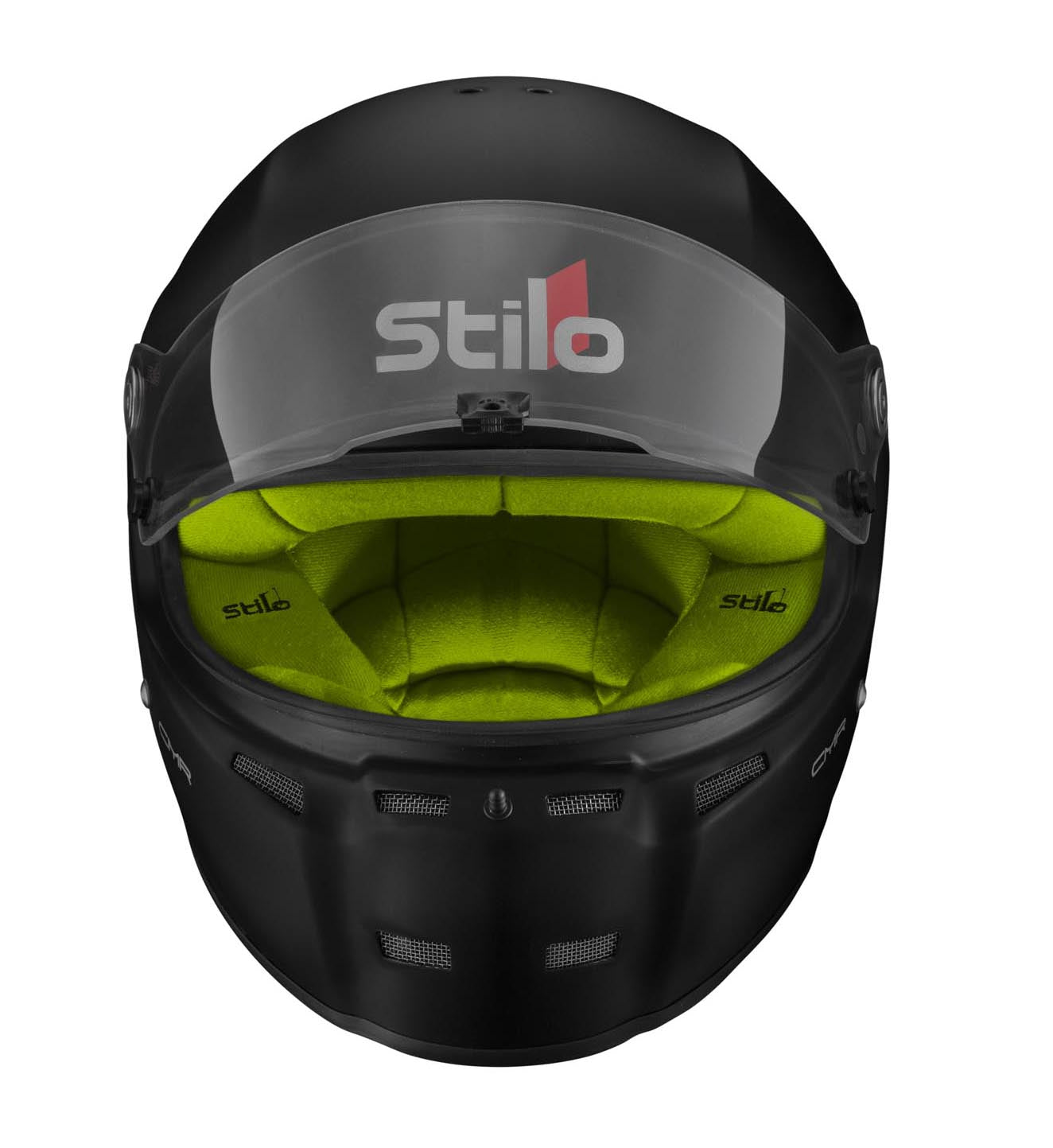 STILO AA0719AH2P54YEL Karting helmet ST5 CMR, Snell CMR2016, matt black/yellow inner, size 54 Photo-0