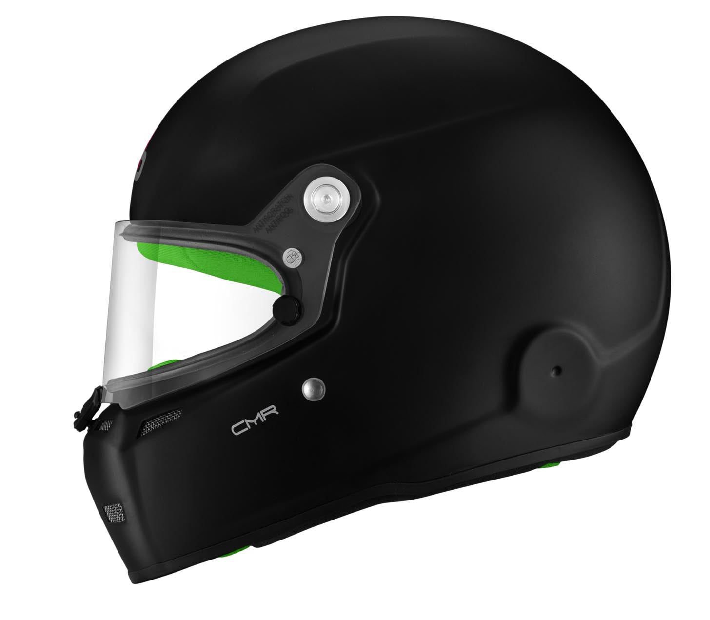 STILO AA0719AH2P59GRE Karting helmet ST5 CMR, Snell CMR2016, matt black/green inner, size 59 Photo-8