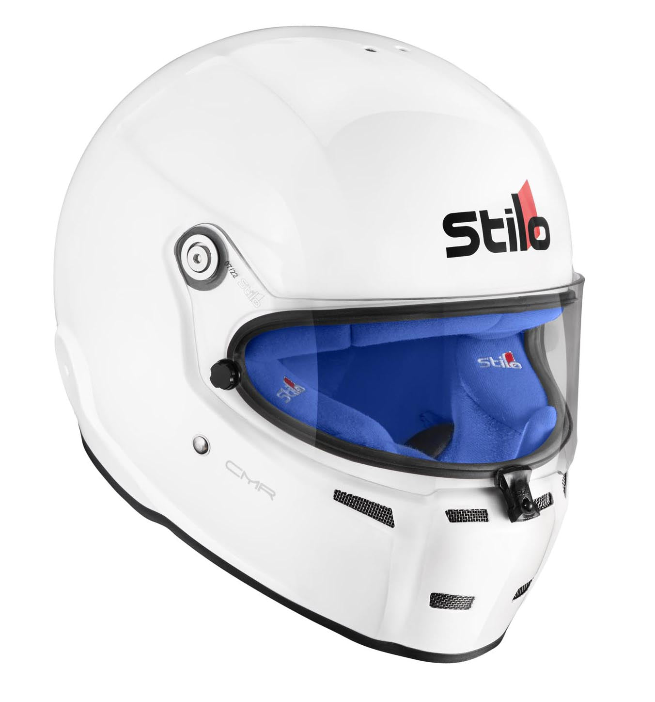 STILO AA0721AH2P54BLU Karting helmet ST5 CMR, Snell CMR2016, white/blue inner, size 54 Photo-1
