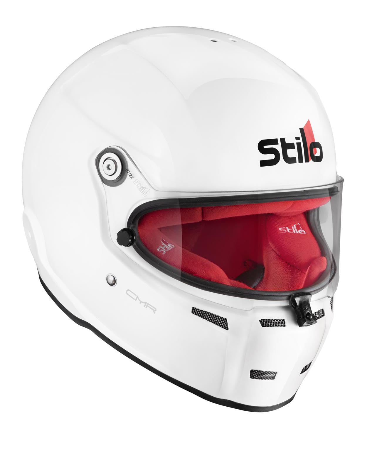 STILO AA0721AH2P55RED Karting helmet ST5 CMR, Snell CMR2016, white/red inner, size 55 Photo-2