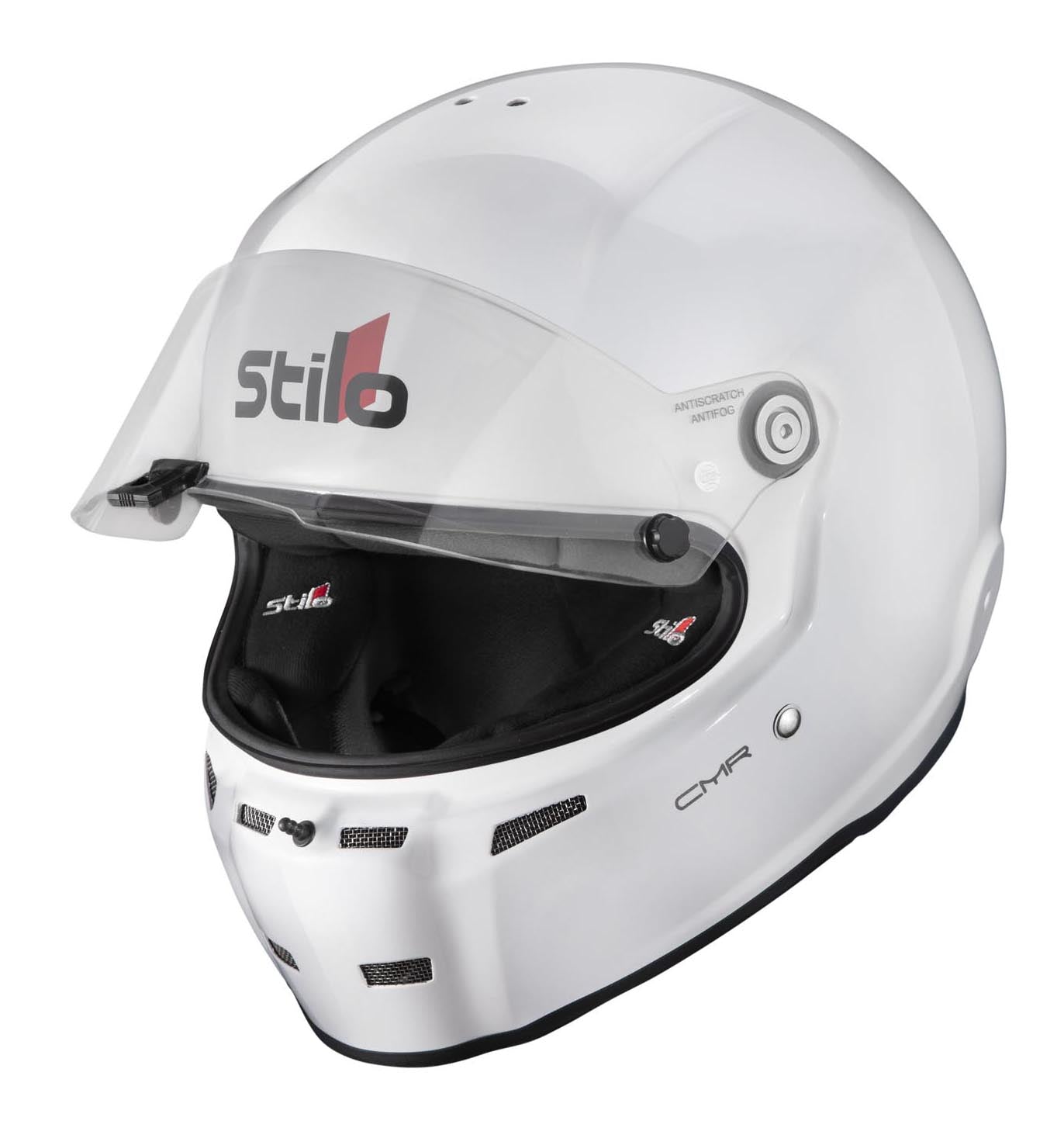 STILO AA0721AH2P54 Karting helmet ST5 CMR, Snell CMR2016, white/black inner, size 54 Photo-3