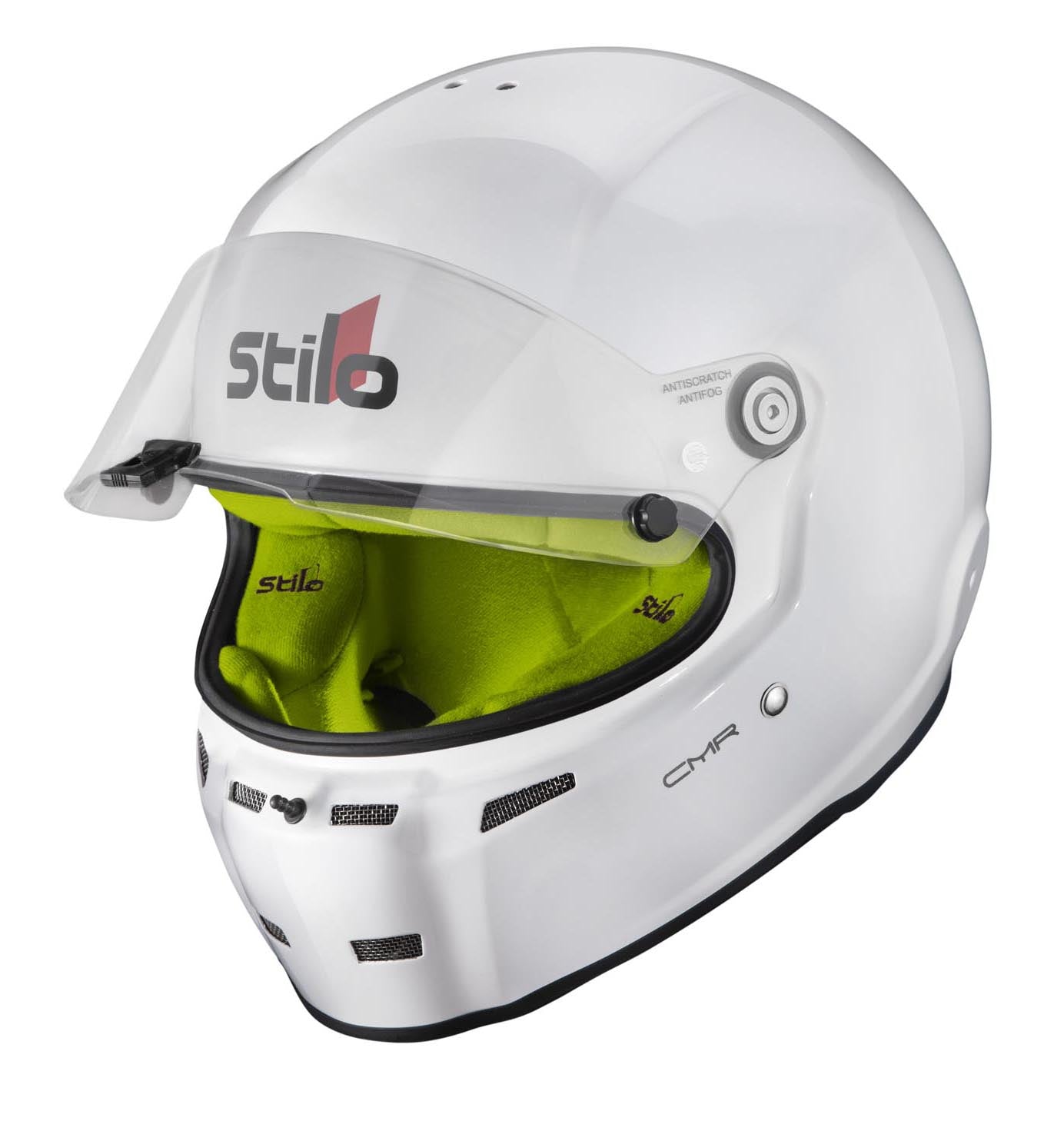 STILO AA0721AH2P54YEL Karting helmet ST5 CMR, Snell CMR2016, white/yellow inner, size 54 Photo-3