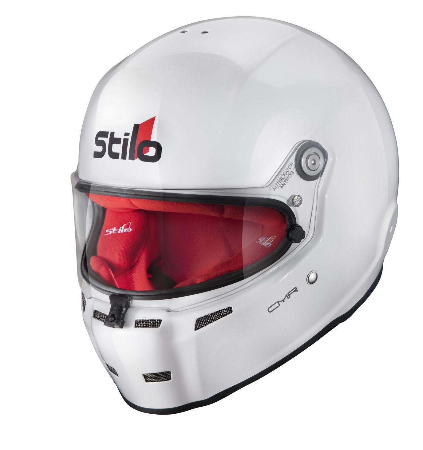 STILO AA0721AH2P57RED Karting helmet ST5 CMR, Snell CMR2016, white/red inner, size 57 Photo-4