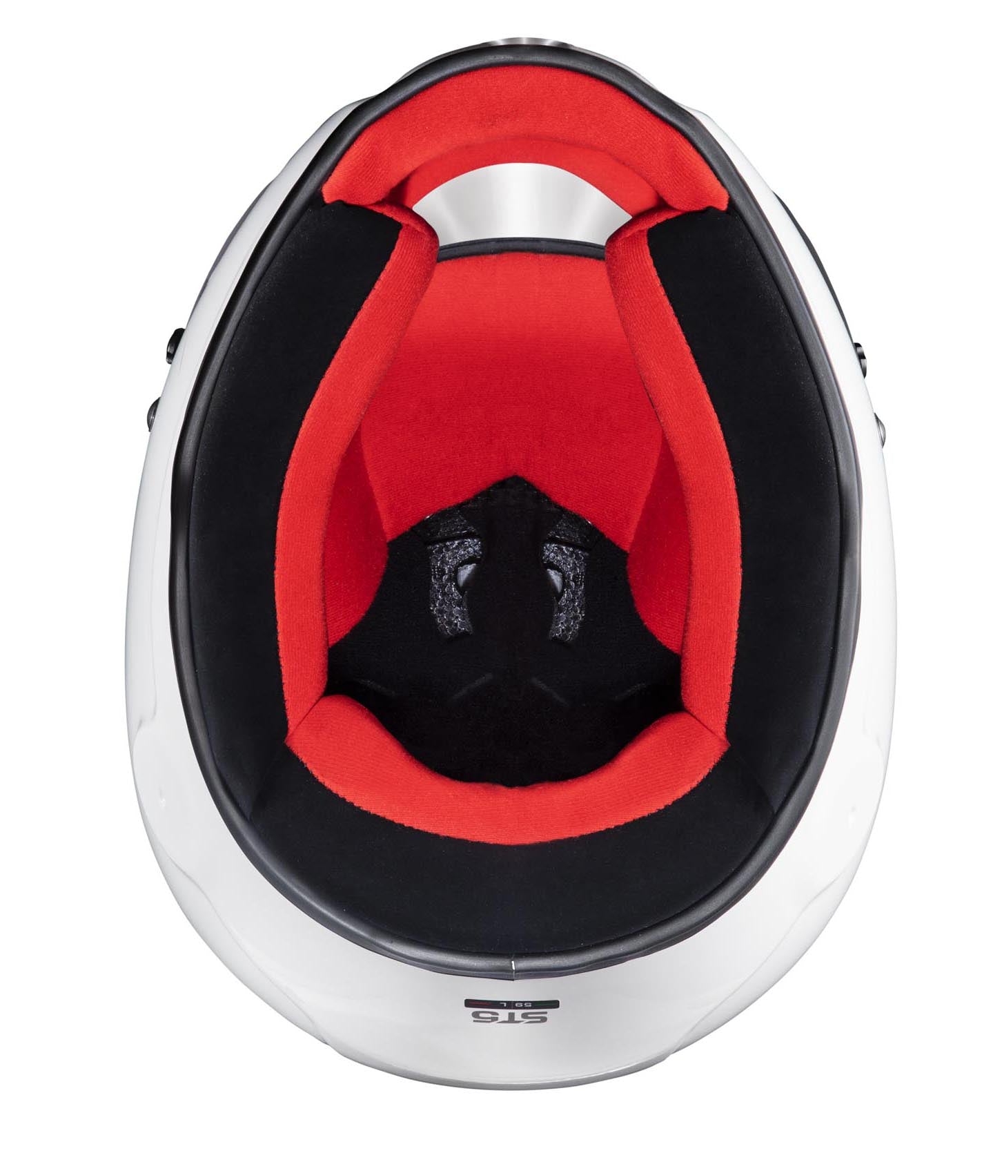 STILO AA0721AH2P57RED Karting helmet ST5 CMR, Snell CMR2016, white/red inner, size 57 Photo-5