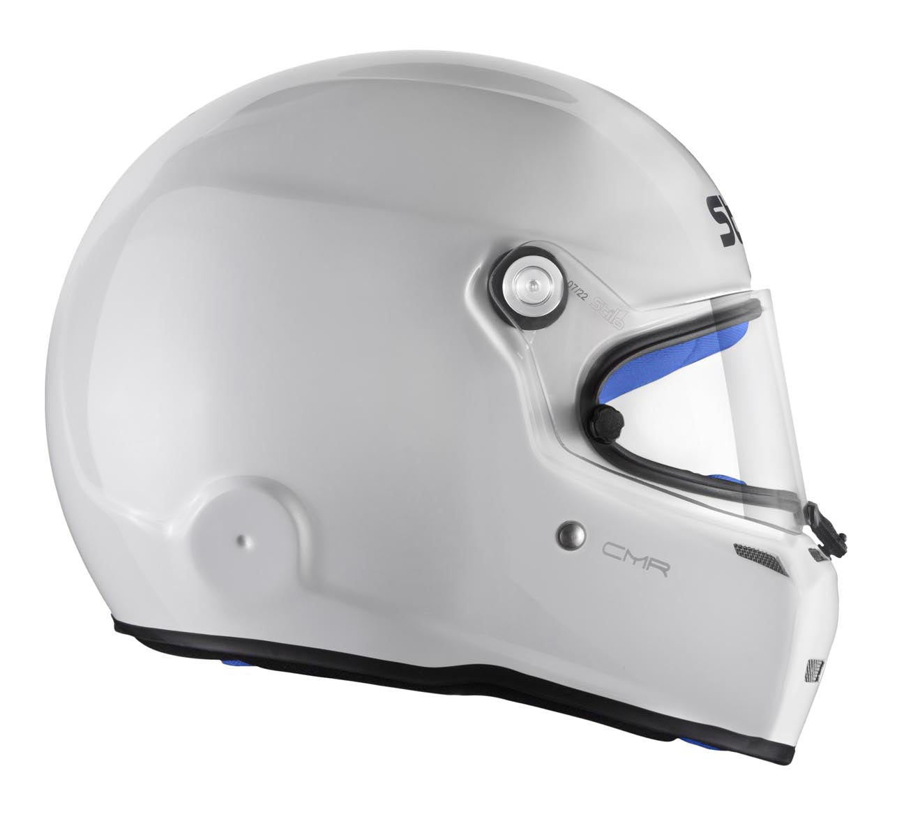 STILO AA0721AH2P56BLU Karting helmet ST5 CMR, Snell CMR2016, white/blue inner, size 56 Photo-6