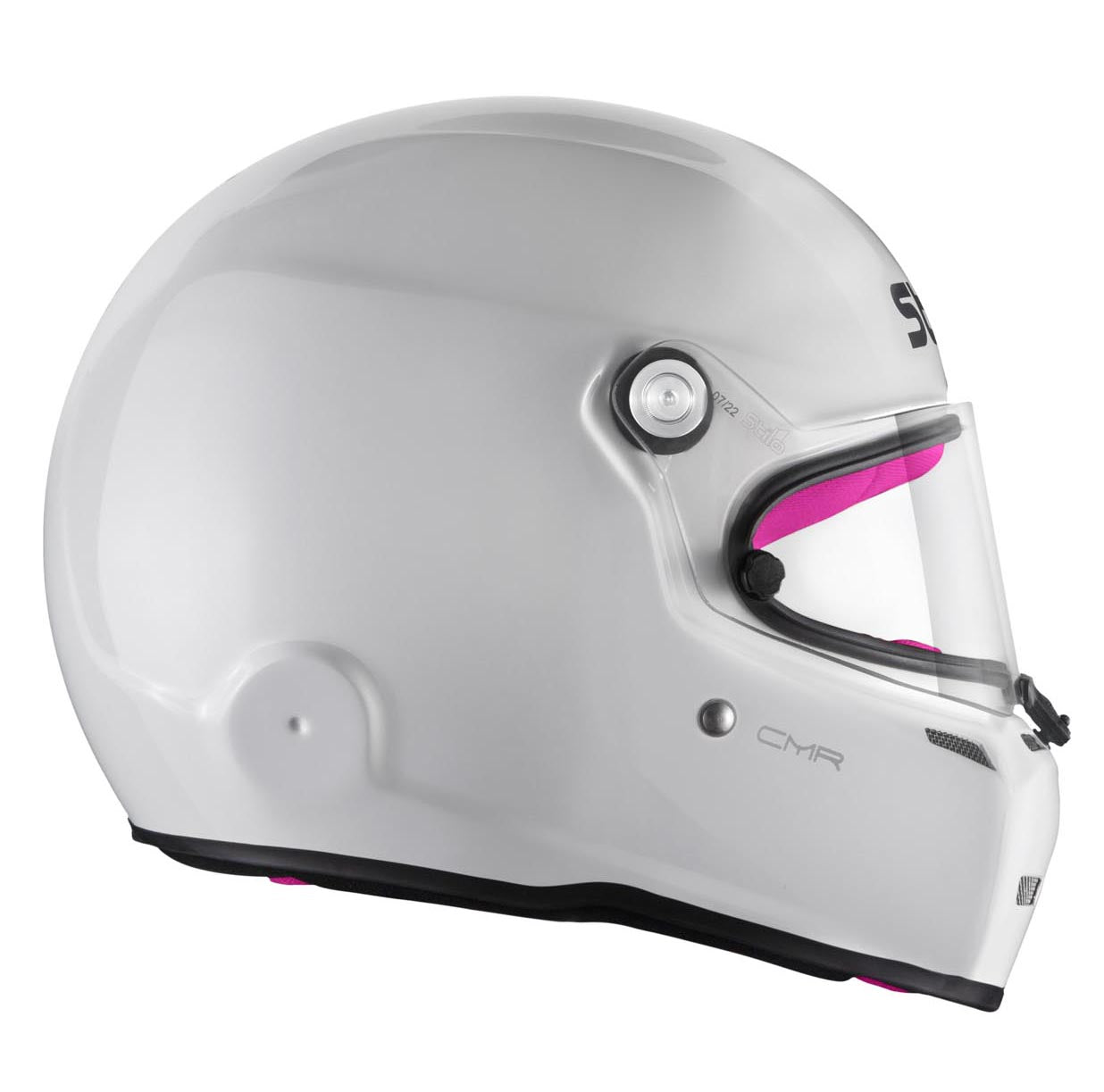 STILO AA0721AH2P54PNK Karting helmet ST5 CMR, Snell CMR2016, white/pink inner, size 54 Photo-6