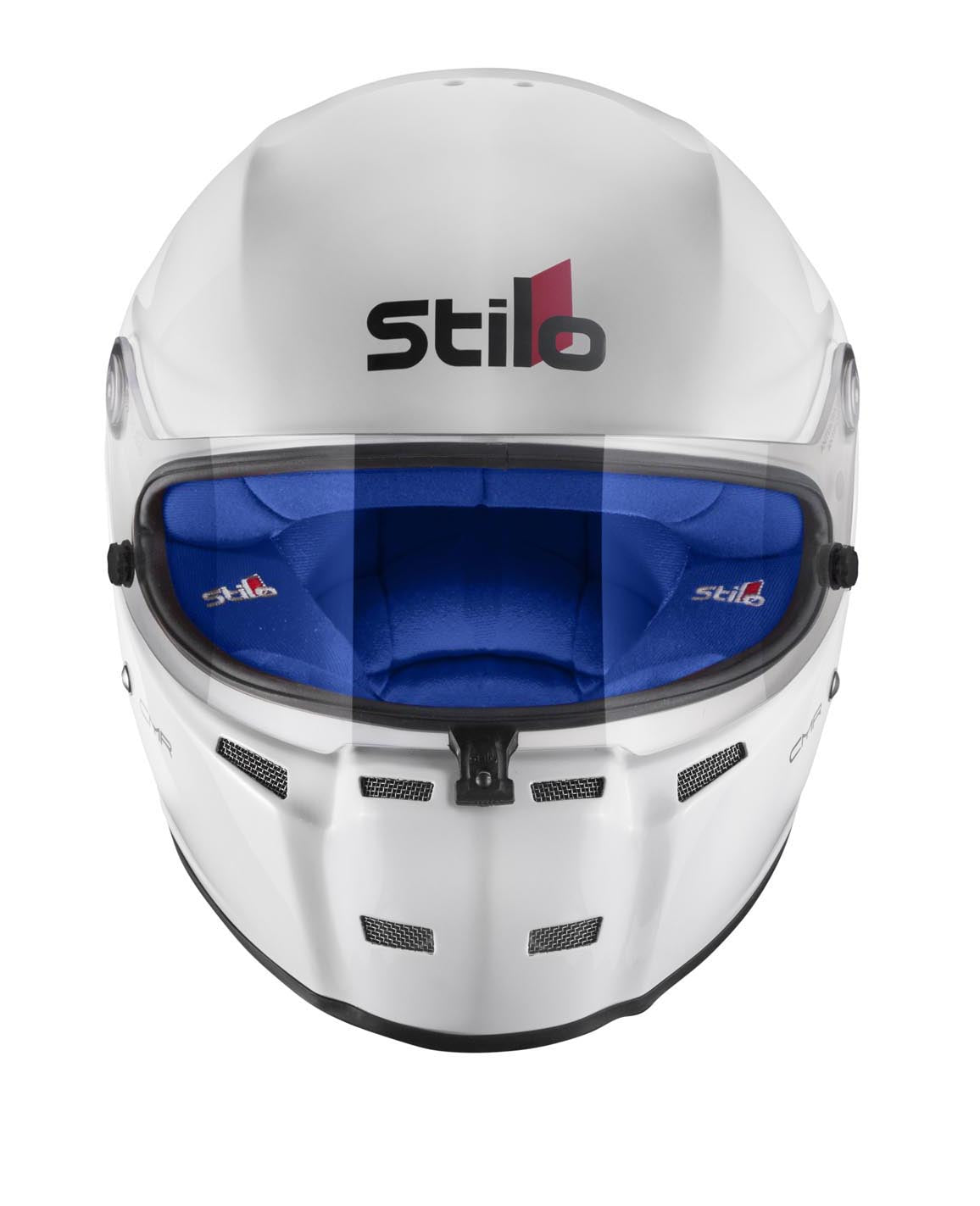 STILO AA0721AH2P56BLU Karting helmet ST5 CMR, Snell CMR2016, white/blue inner, size 56 Photo-0