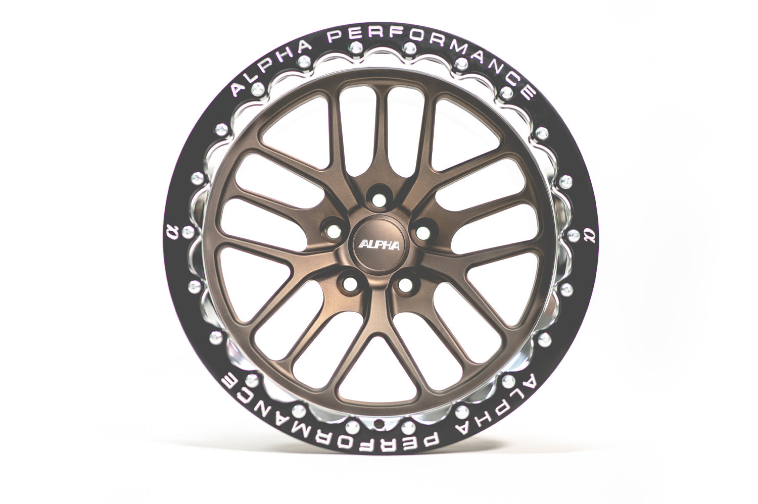 AMS AMSSB171F6555 Rear Beadlock Drag Wheel NISSAN R35 GT-R (17X10", 2-Piece) Photo-0