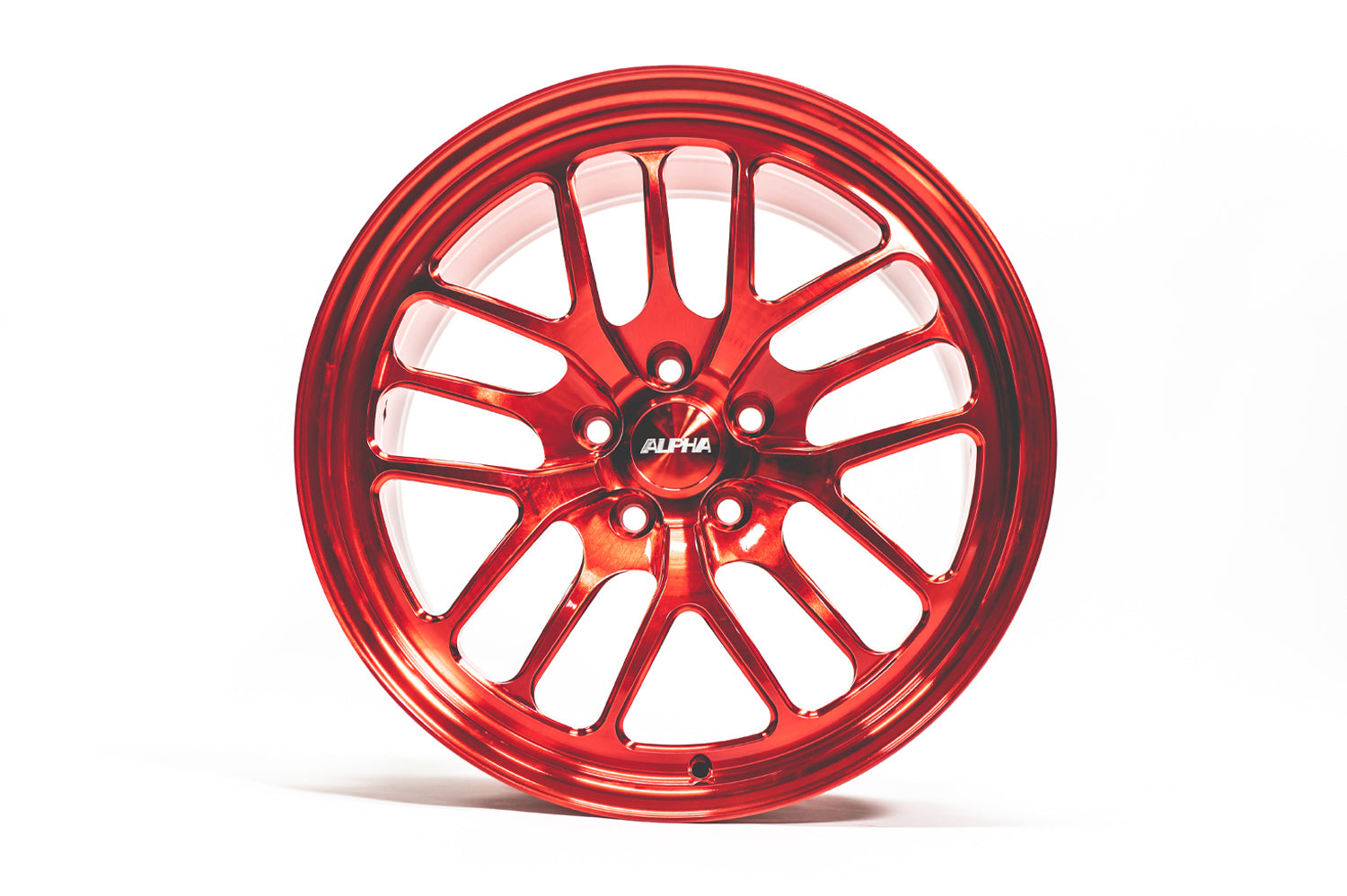 AMS ALP.07.11.0202-3 Race X 18X10" 2-Piece Front Wheels w / MH Drag Radial Tires NISSAN R35 GT-R (Pair) Photo-0